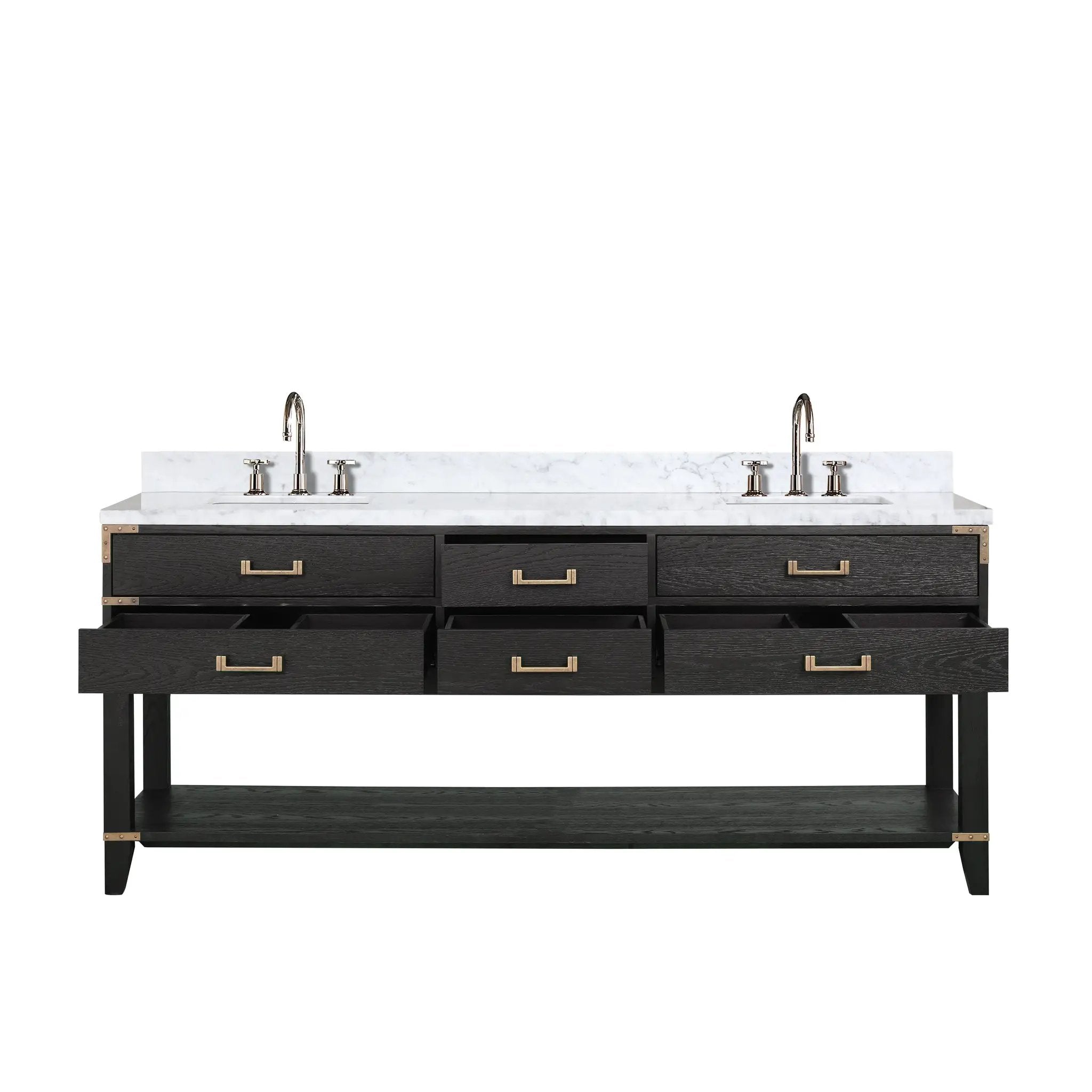 Lexora Norwalk 80 in W x 22 in D Double Bath Vanity by Lexora