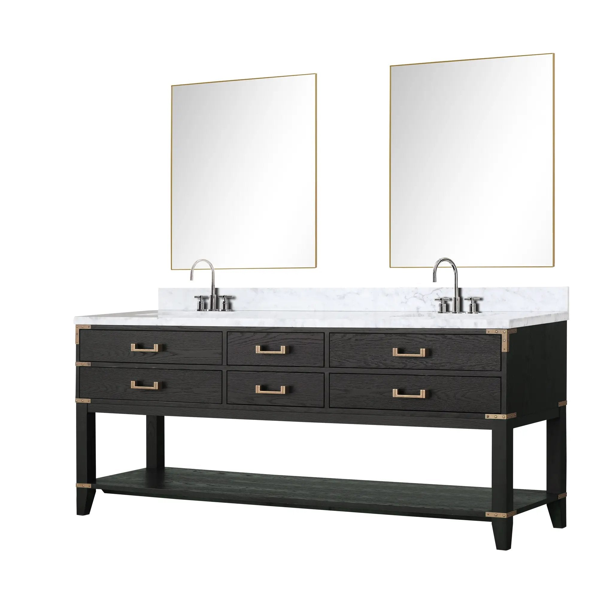 Lexora Norwalk 80 in W x 22 in D Double Bath Vanity by Lexora