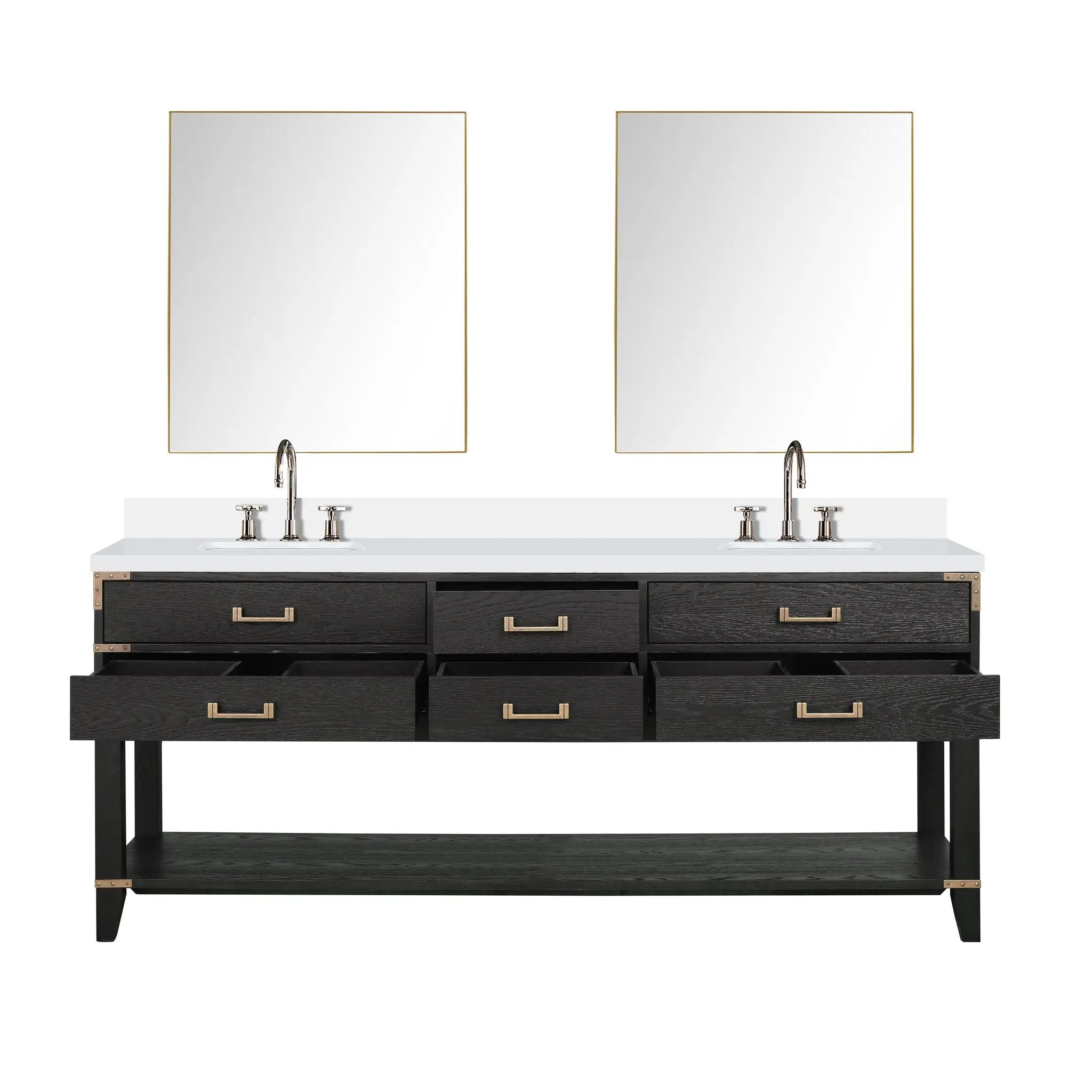 Lexora Norwalk 80 in W x 22 in D Double Bath Vanity by Lexora