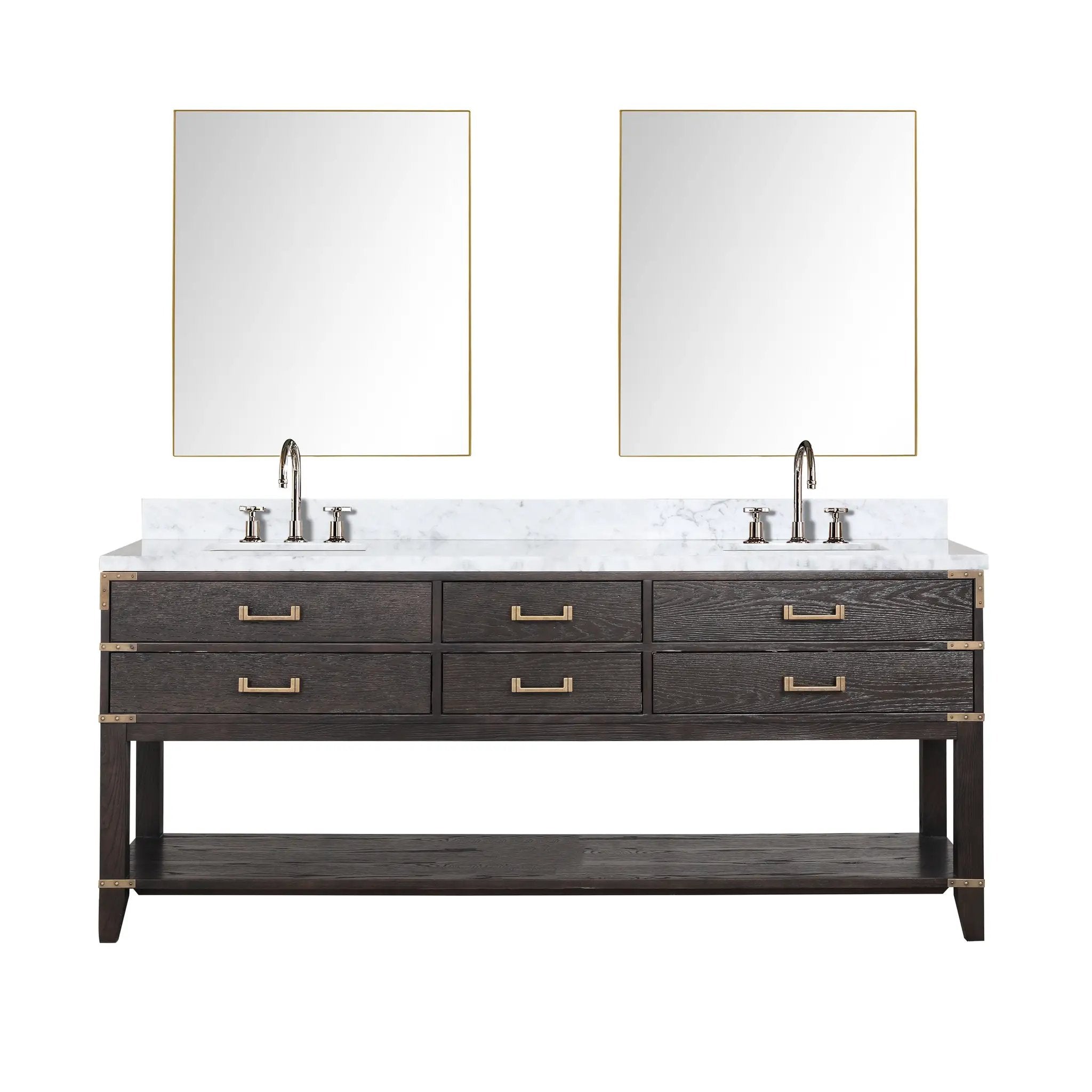 Lexora Norwalk 80 in W x 22 in D Double Bath Vanity by Lexora