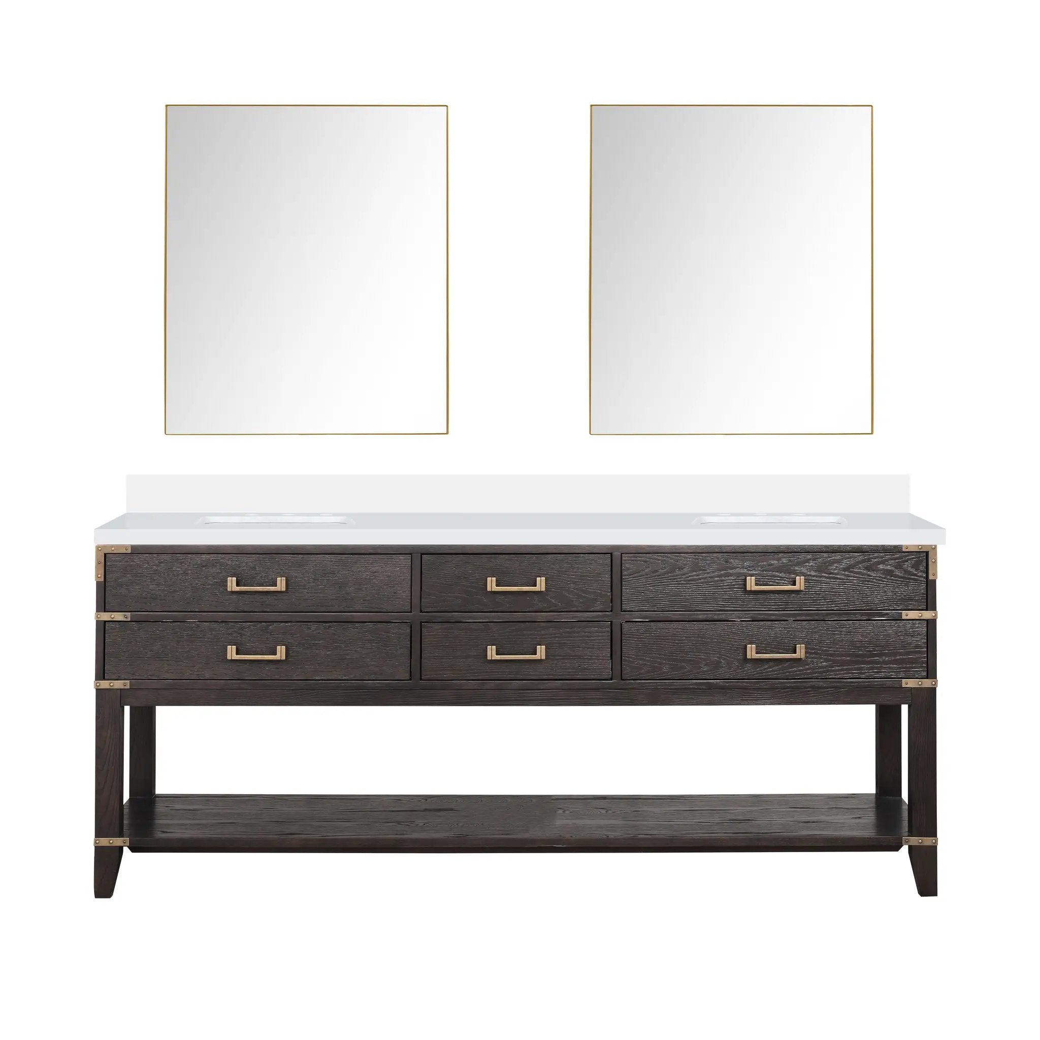 Lexora Norwalk 80 in W x 22 in D Double Bath Vanity by Lexora