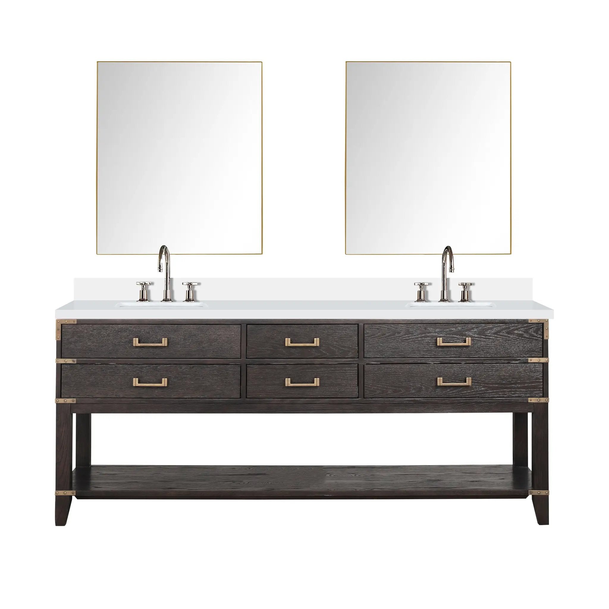 Lexora Norwalk 80 in W x 22 in D Double Bath Vanity by Lexora