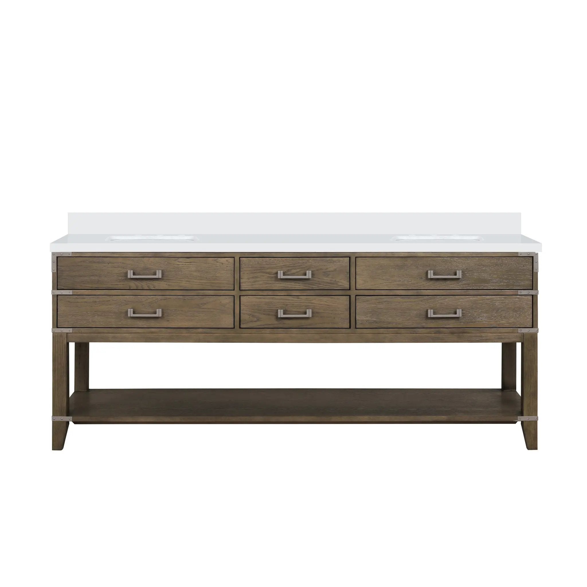 Lexora Norwalk 80 in W x 22 in D Double Bath Vanity by Lexora