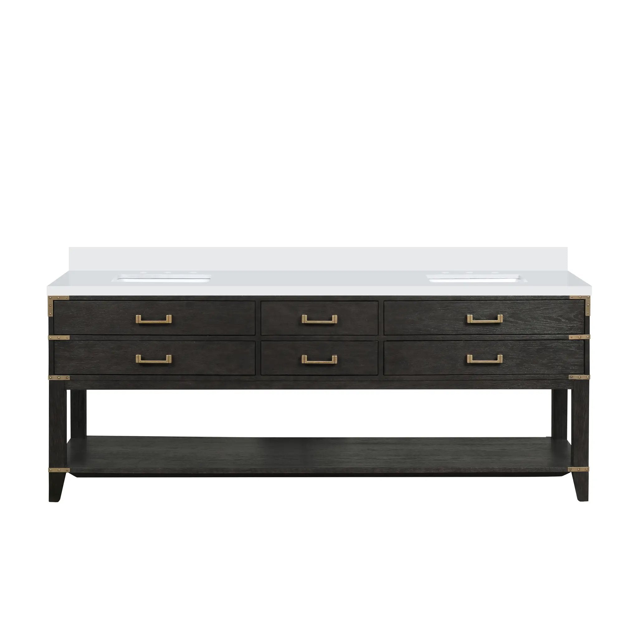 Lexora Norwalk 84 in W x 22 in D Double Bath Vanity by Lexora