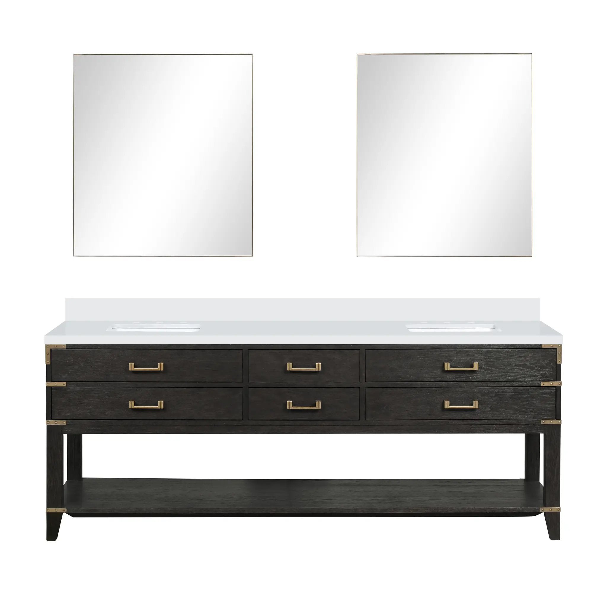Lexora Norwalk 84 in W x 22 in D Double Bath Vanity by Lexora