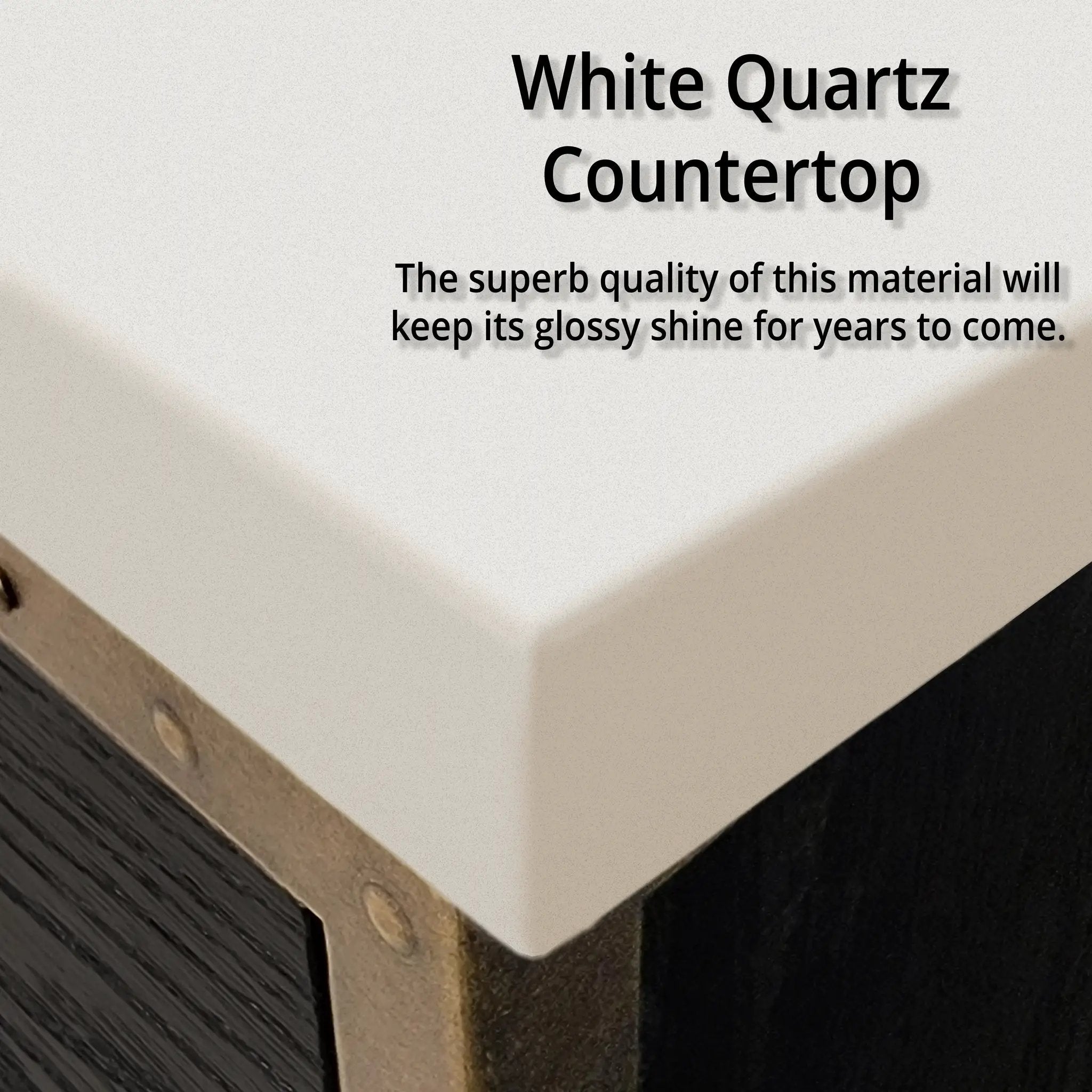 black oak vanity