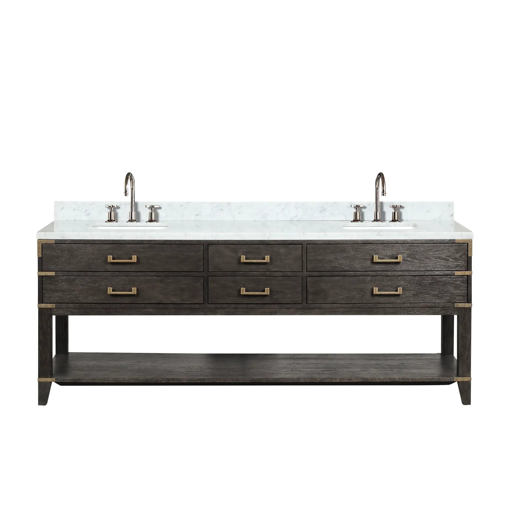 Lexora Norwalk 84 in W x 22 in D Double Bath Vanity by Lexora