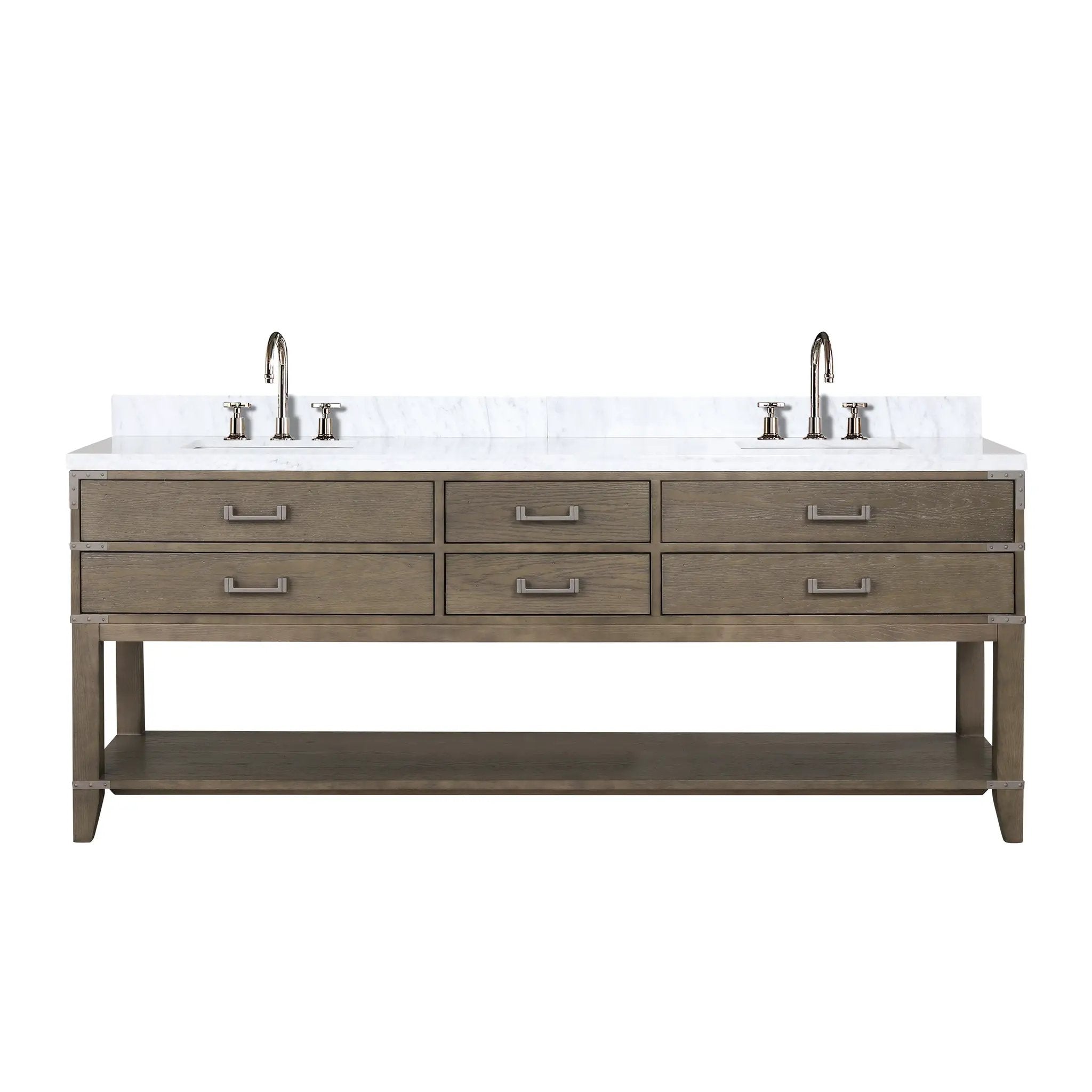 Lexora Norwalk 84 in W x 22 in D Double Bath Vanity by Lexora