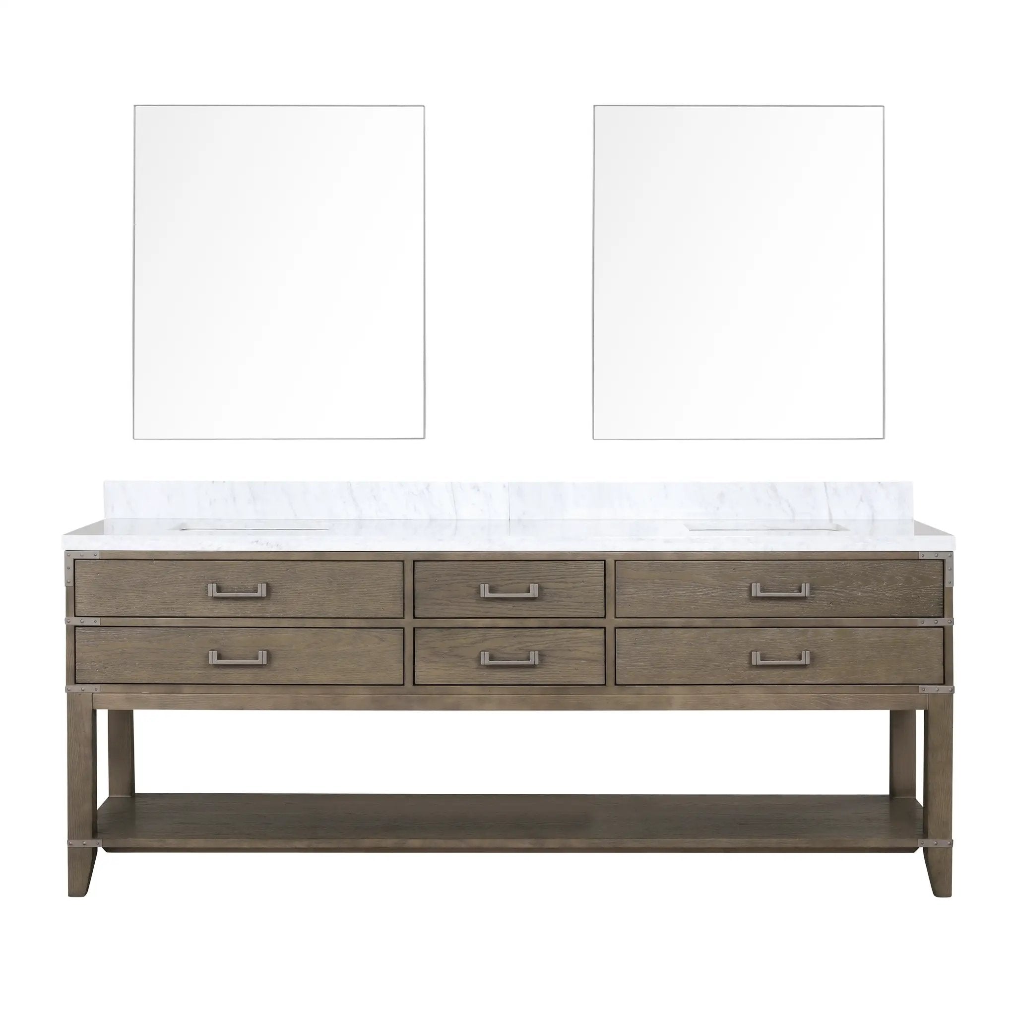 Lexora Norwalk 84 in W x 22 in D Double Bath Vanity by Lexora