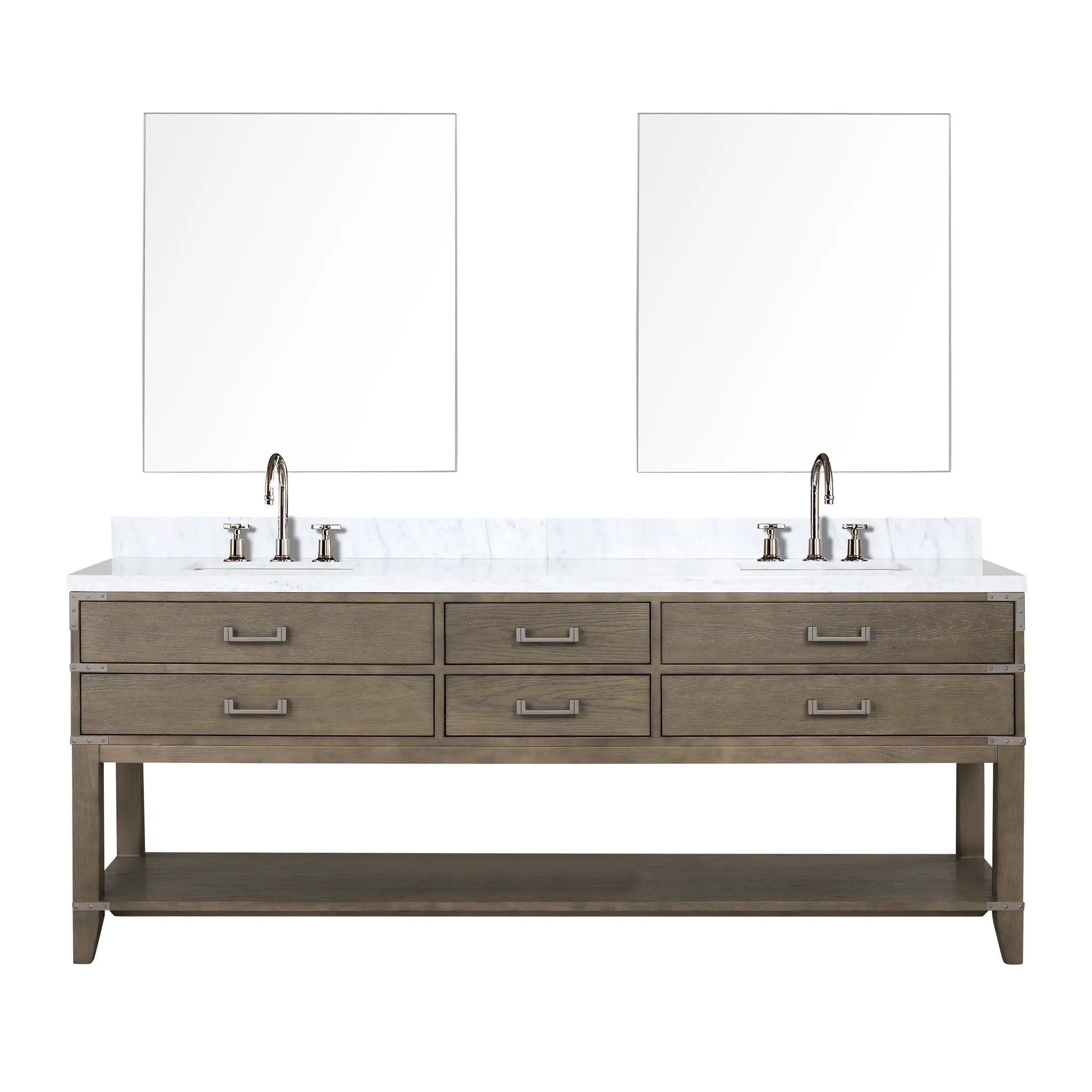 Lexora Norwalk 84 in W x 22 in D Double Bath Vanity by Lexora