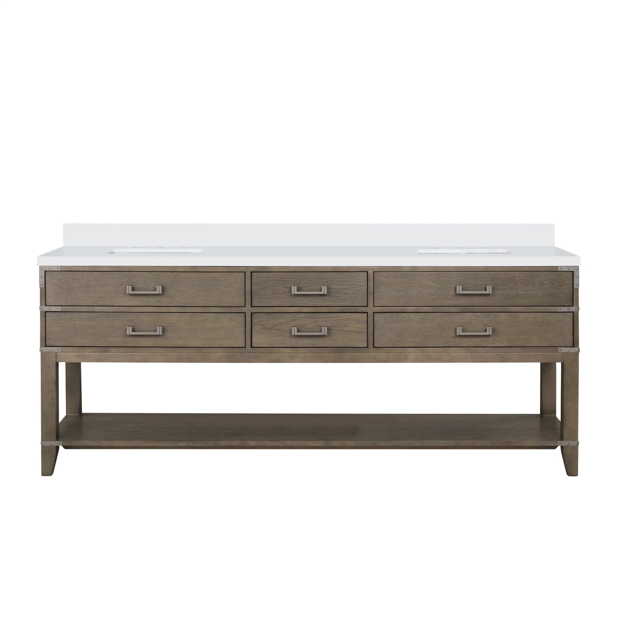 Lexora Norwalk 84 in W x 22 in D Double Bath Vanity by Lexora
