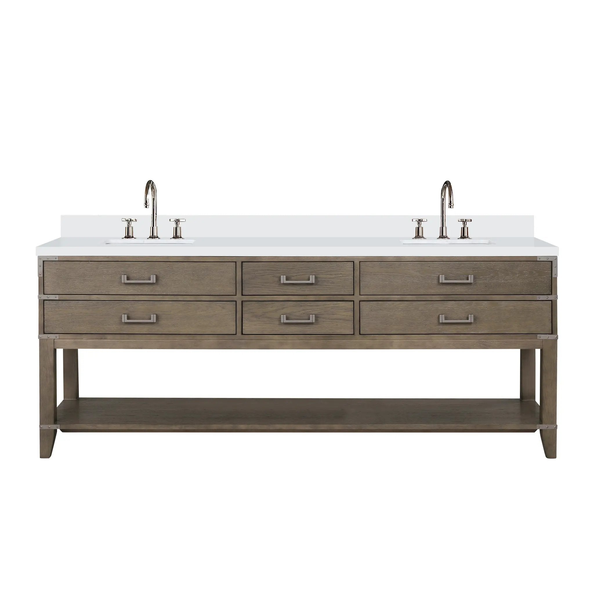 Lexora Norwalk 84 in W x 22 in D Double Bath Vanity by Lexora
