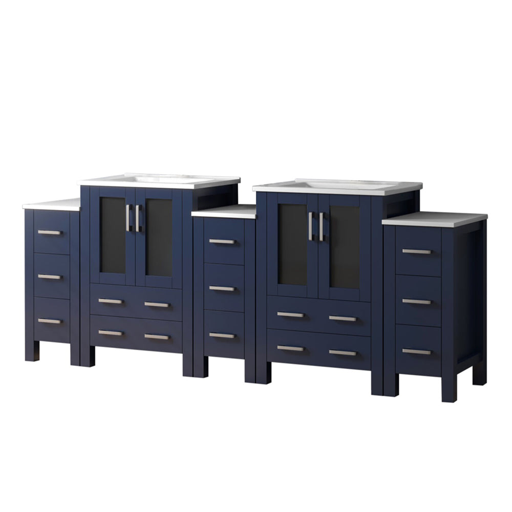 navy blue vanity