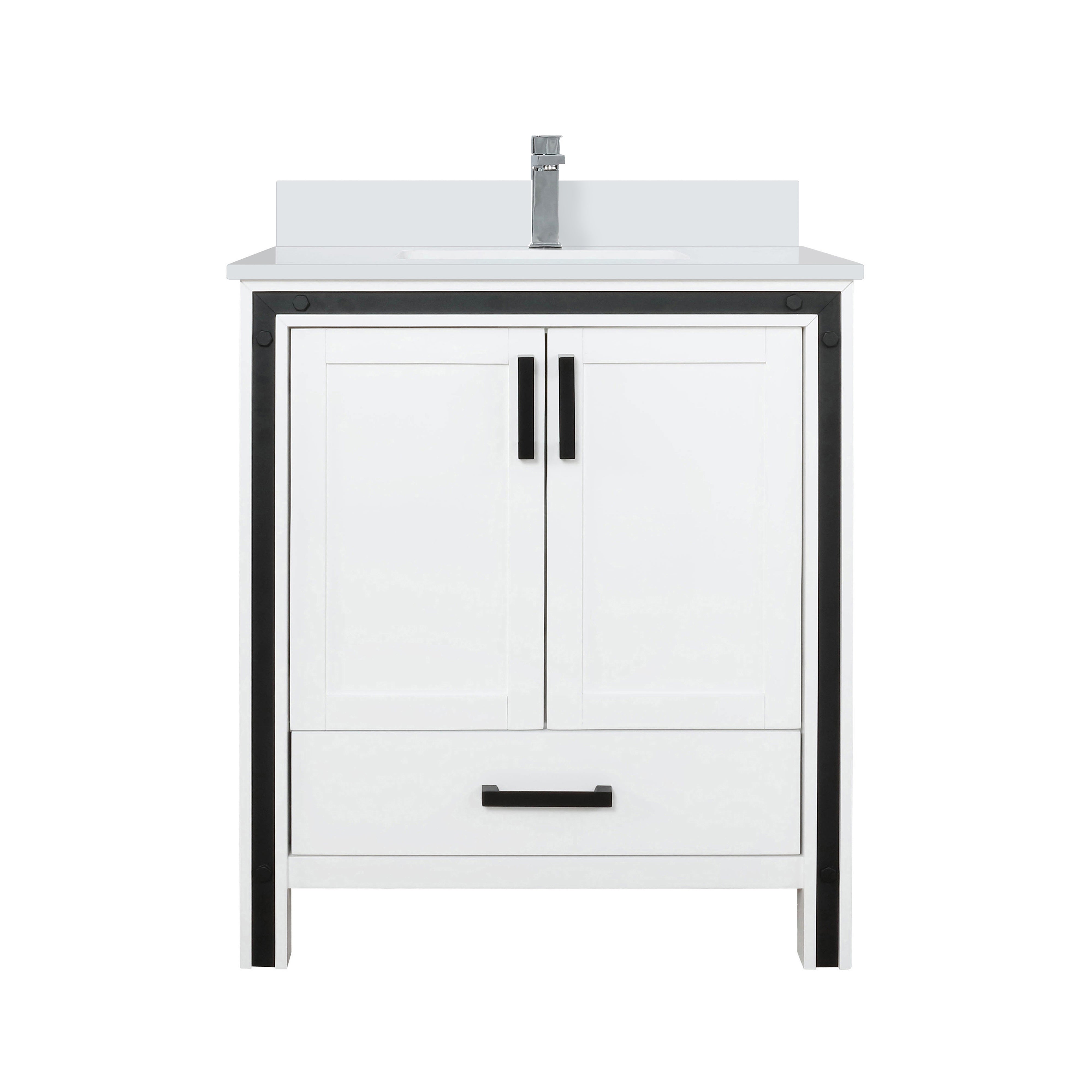 Lexora Ziva 30 in W x 22 in D Bath Vanity