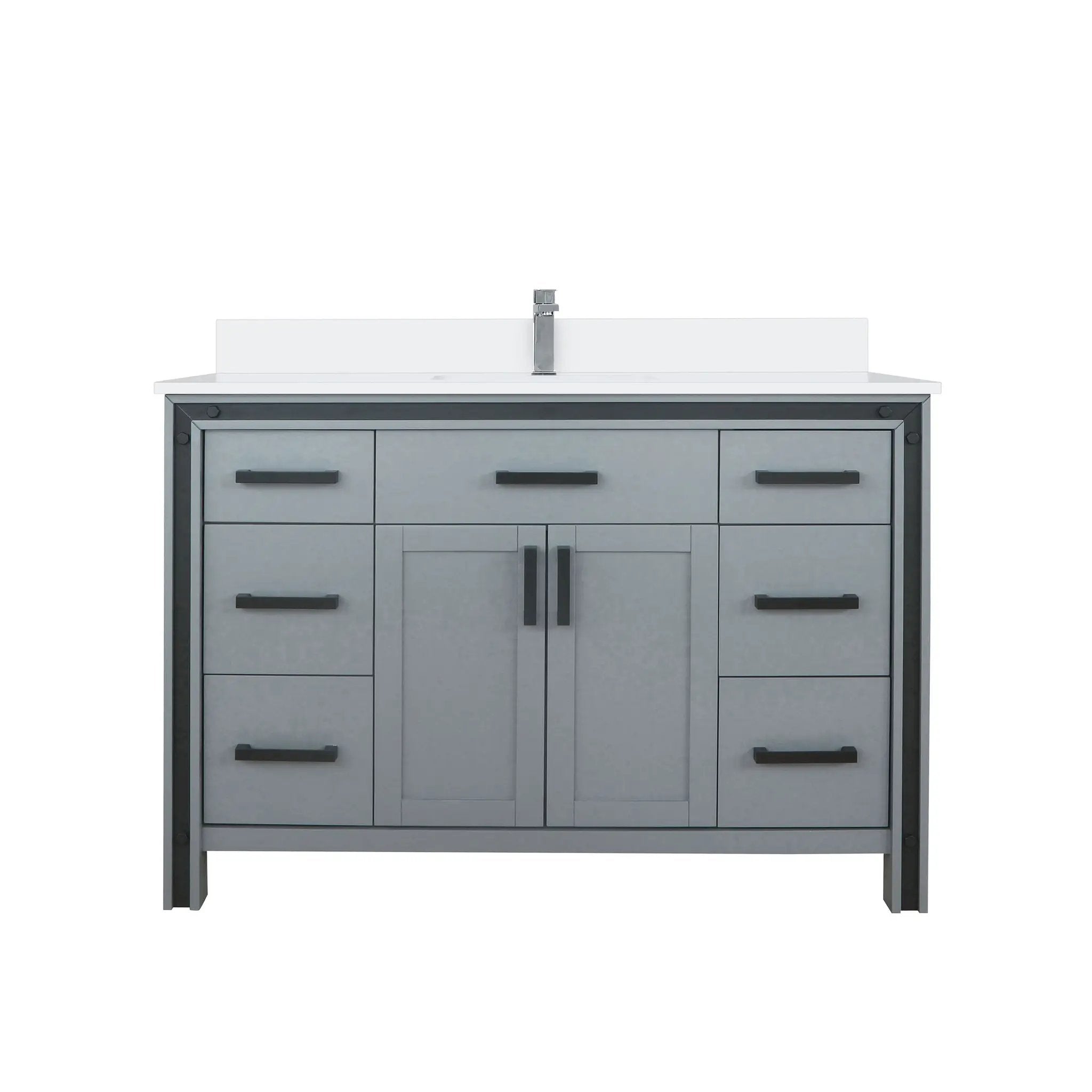 Lexora Ziva 48 in W x 22 in D Bath Vanity by Lexora