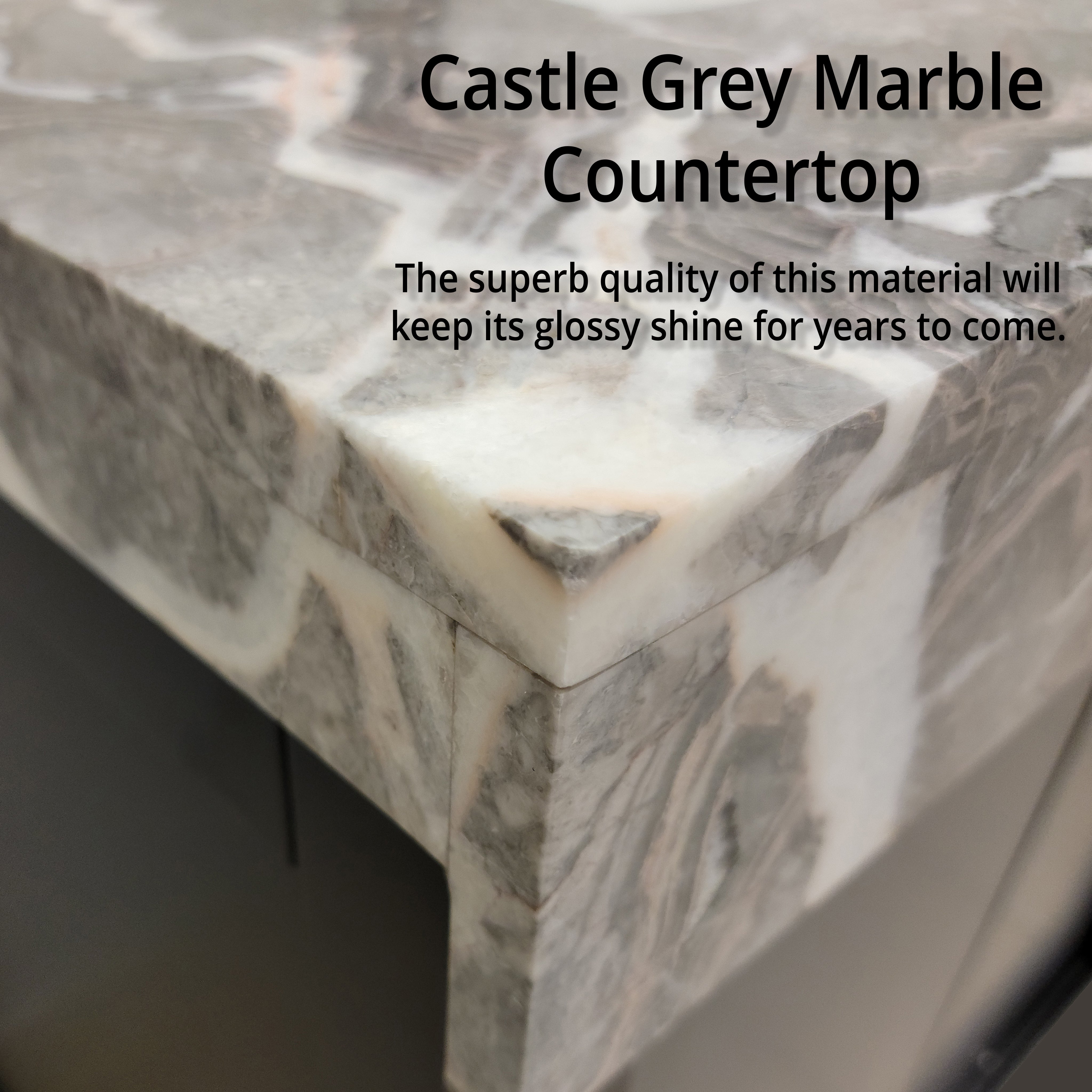 black and grey vanity