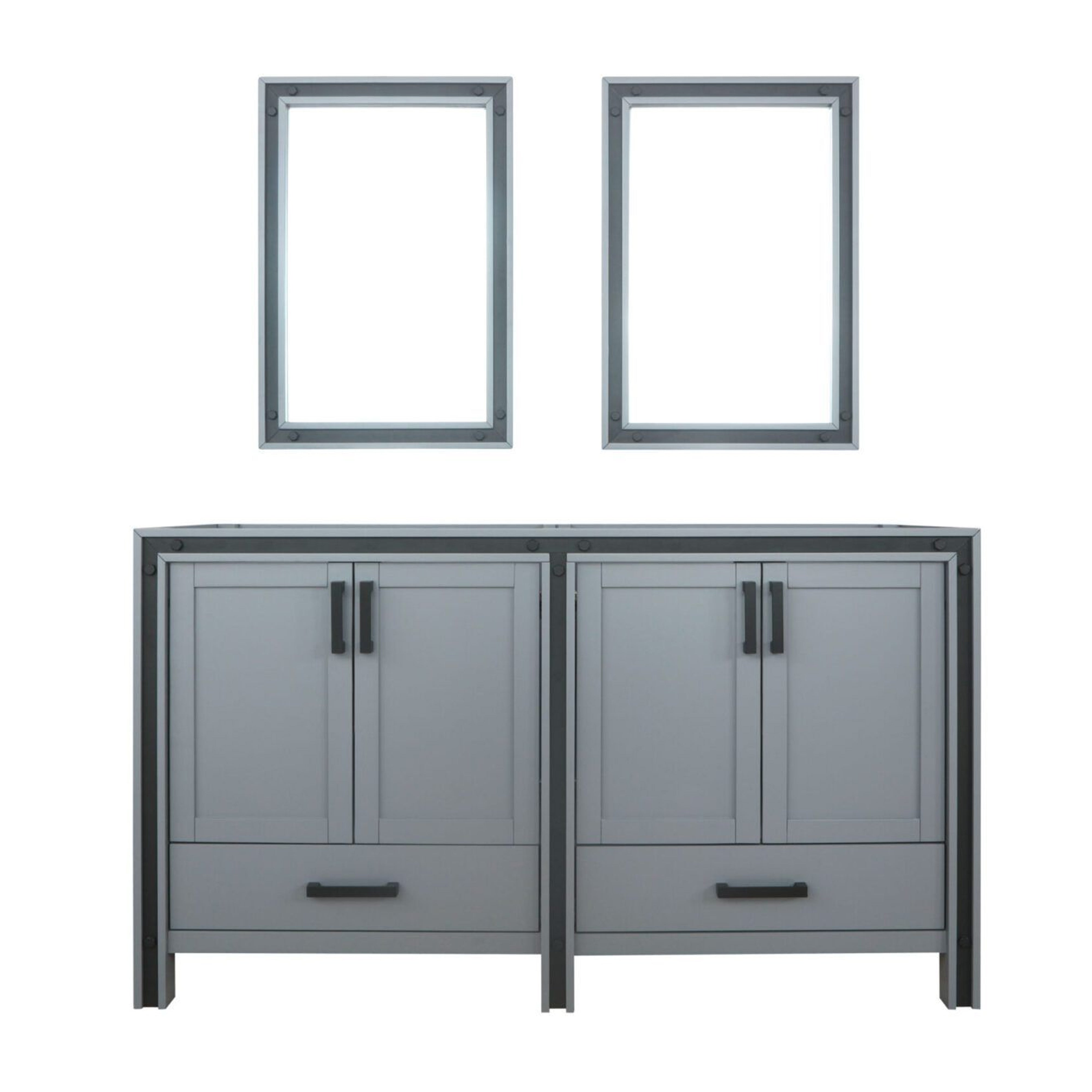 Lexora Ziva 60 in W x 22 in D Double Bath Vanity