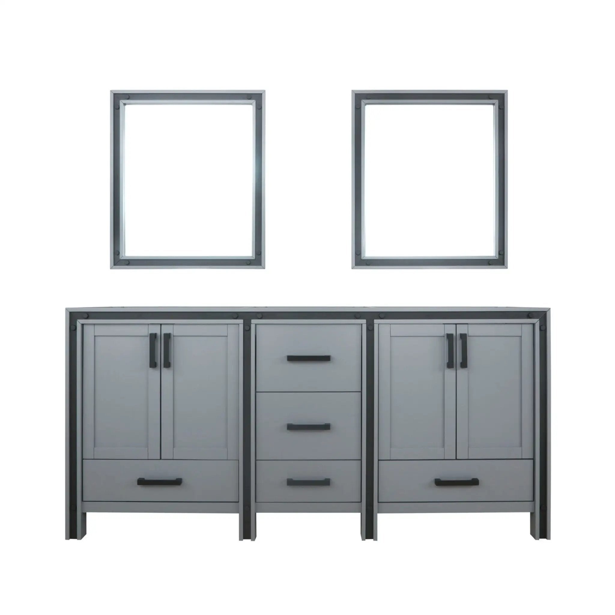 Lexora Ziva 72 in W x 22 in D Double Bath Vanity by Lexora