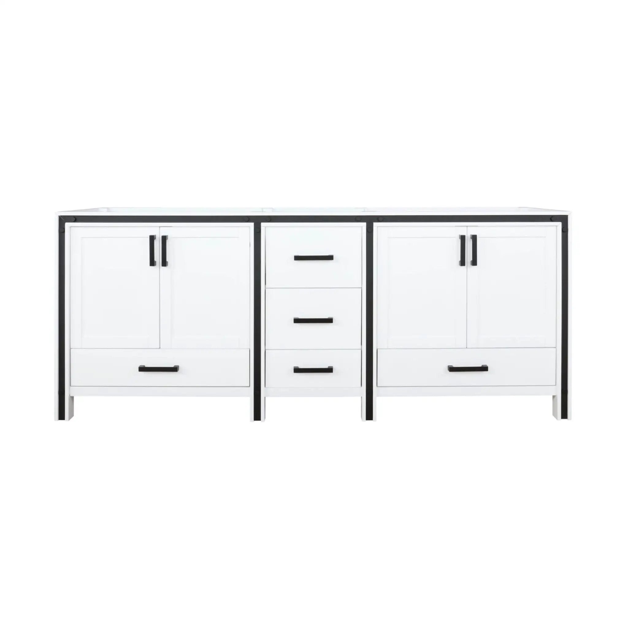 Lexora Ziva 80 in W x 22 in D Double Bath Vanity by Lexora
