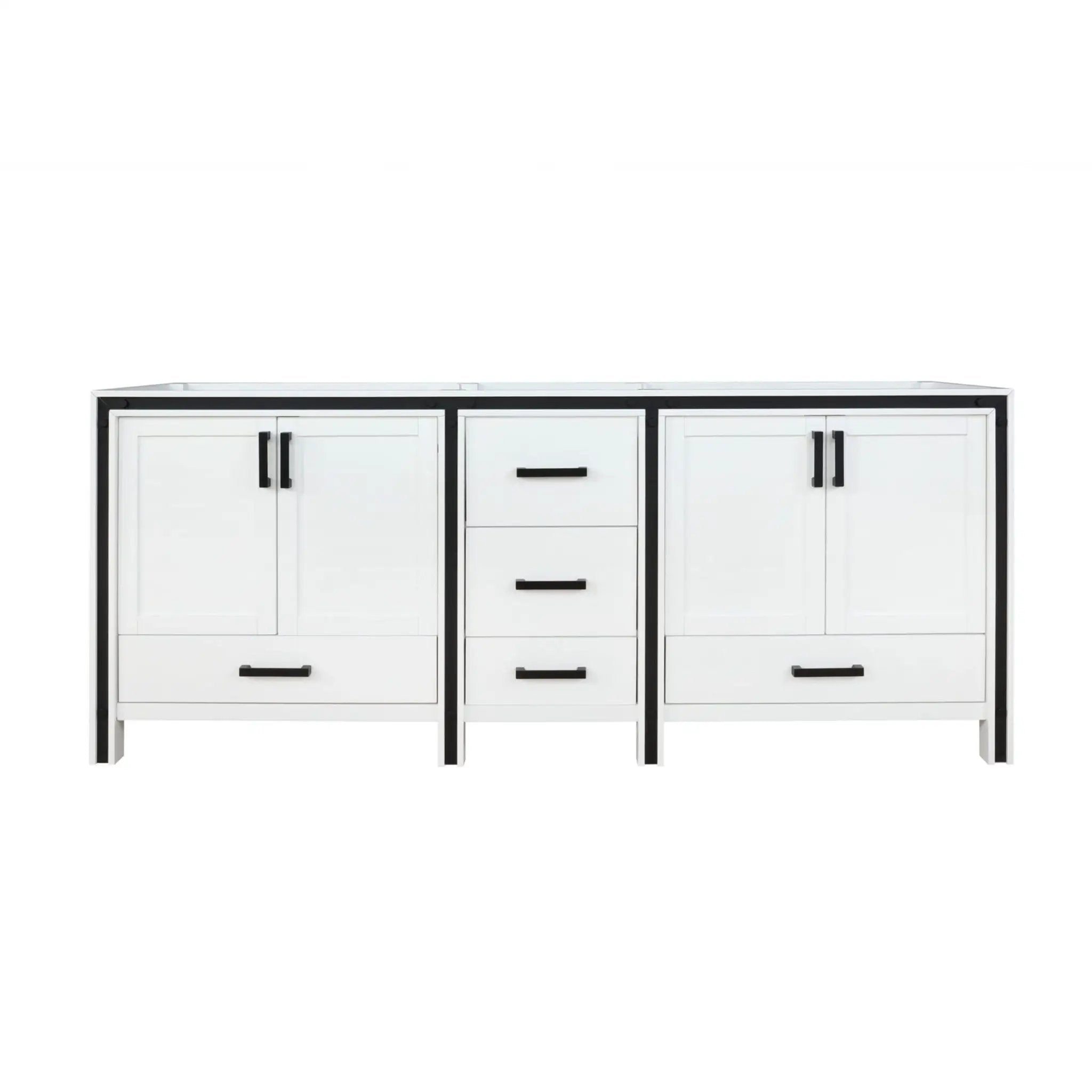Lexora Ziva 84 in W x 22 in D Double Bath Vanity by Lexora