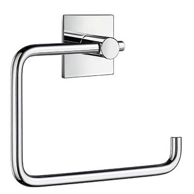 chromed toilet roll holder