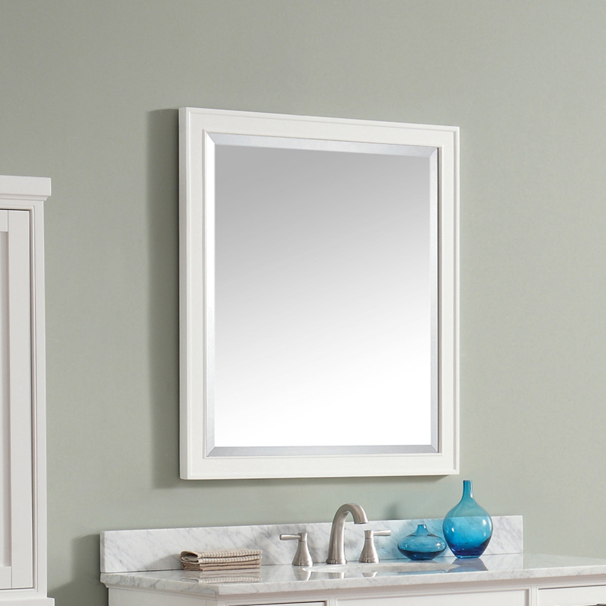 white mirror