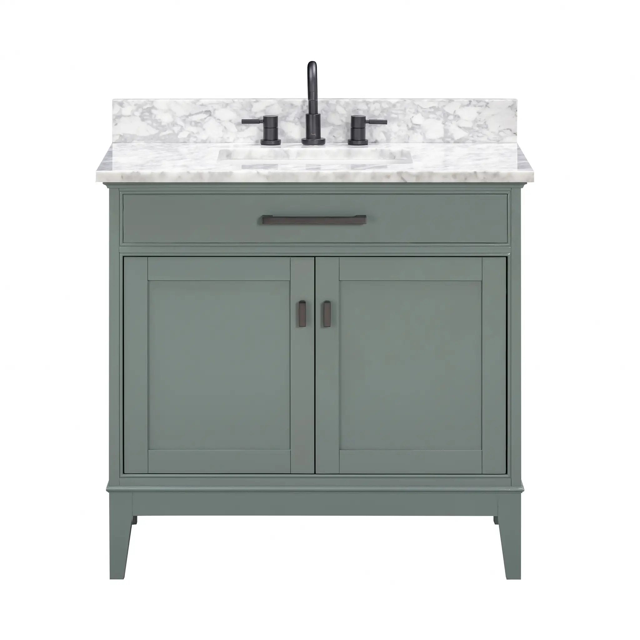 smoke green vanity set