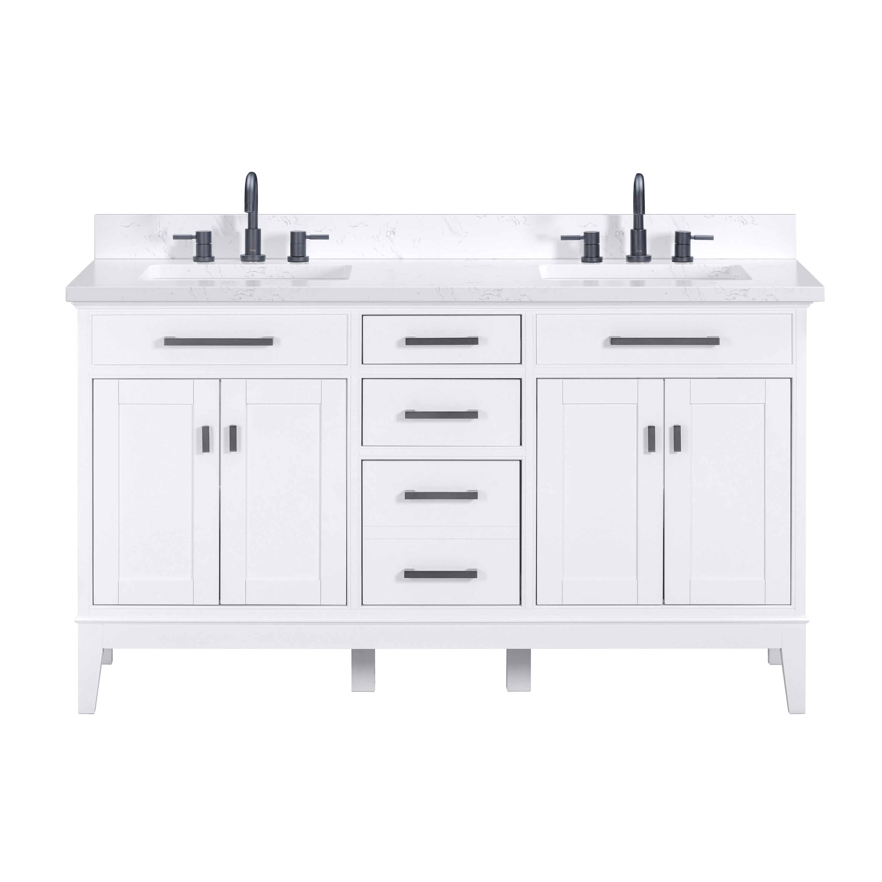 Avanity Madison 61 in. Double Sink Bathroom Vanity Set