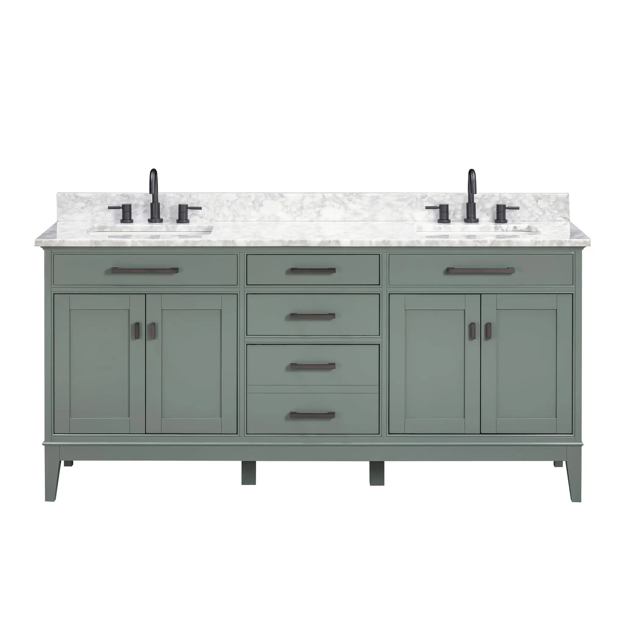 smoke green vanity set