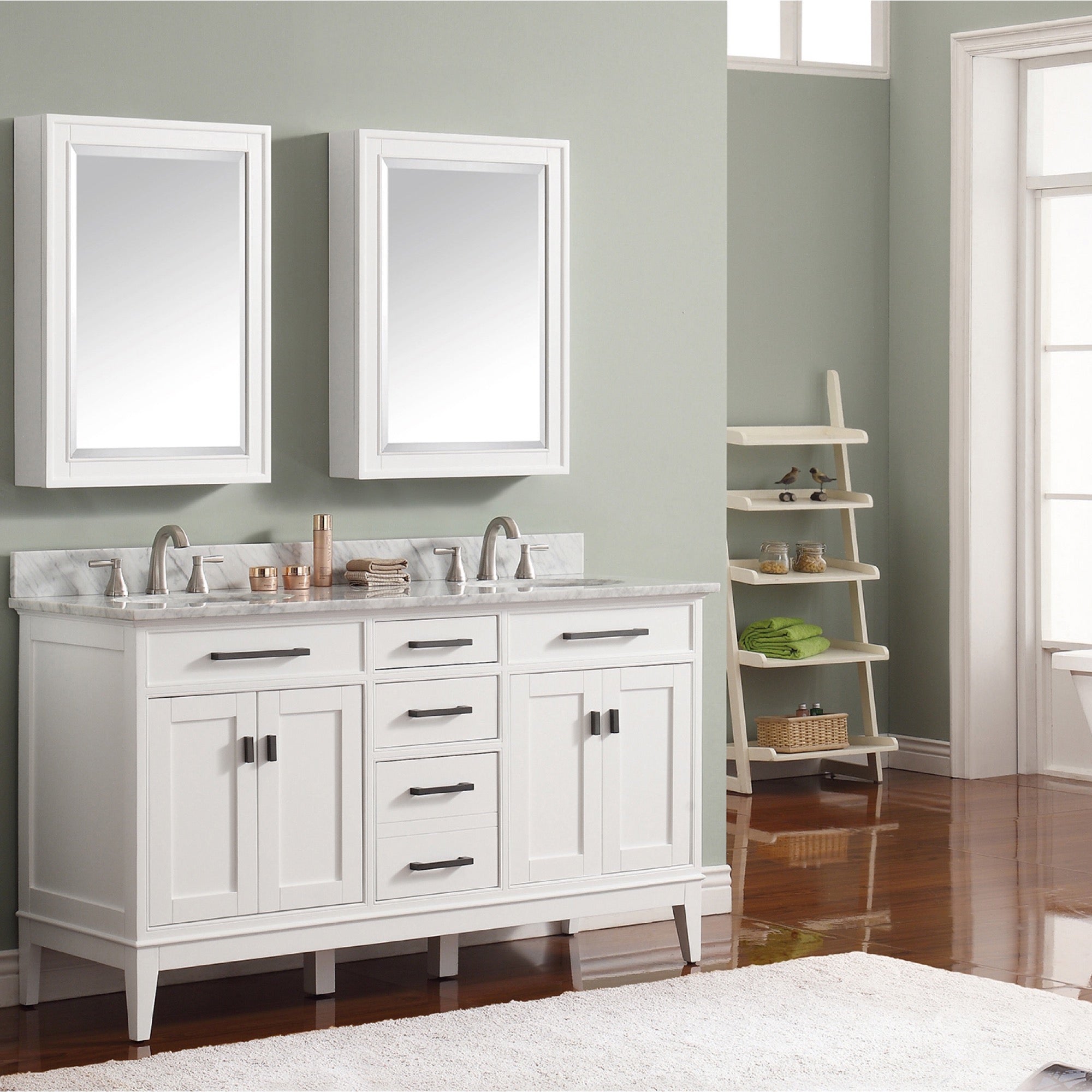 white vanity set