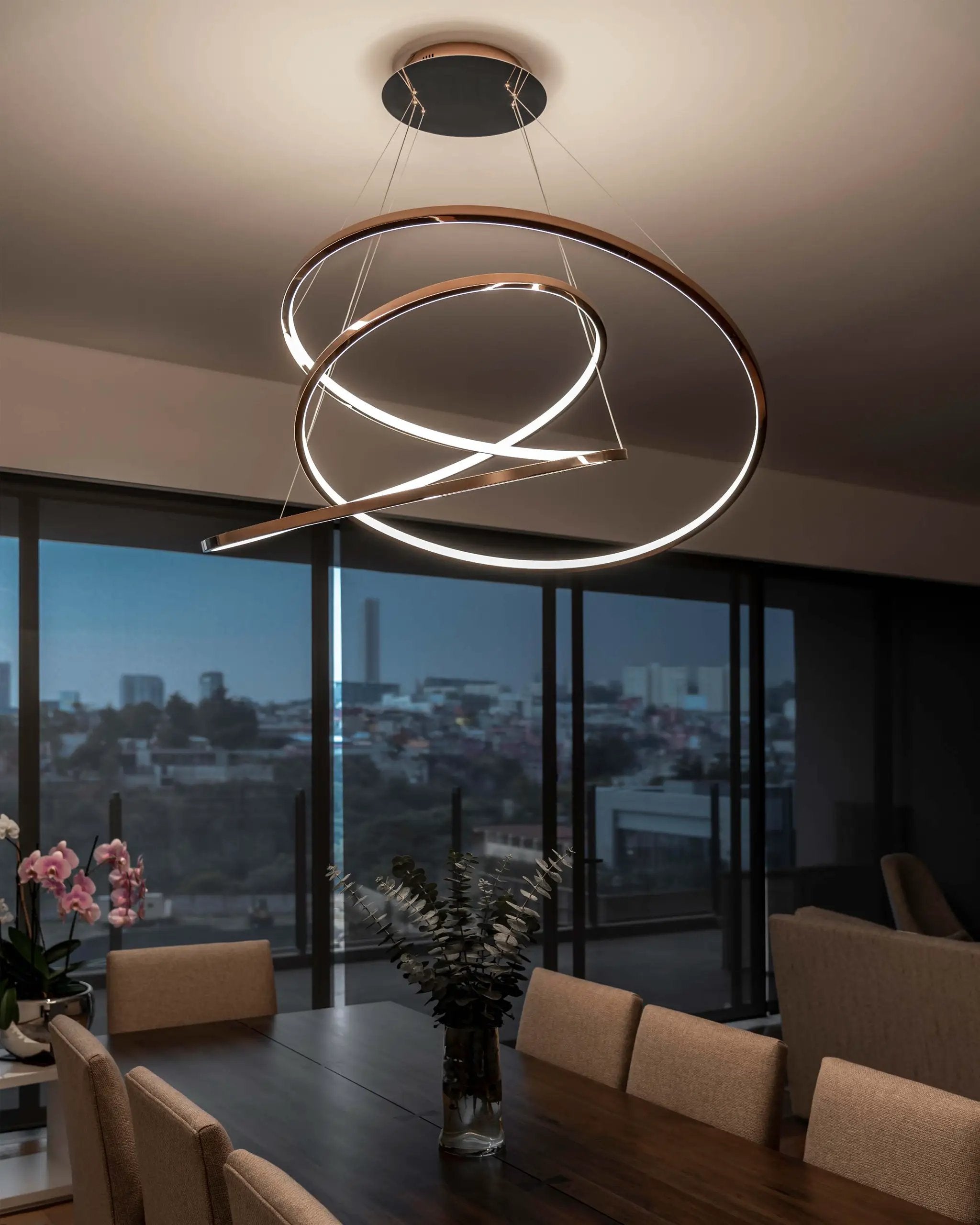 rose cooper chandelier