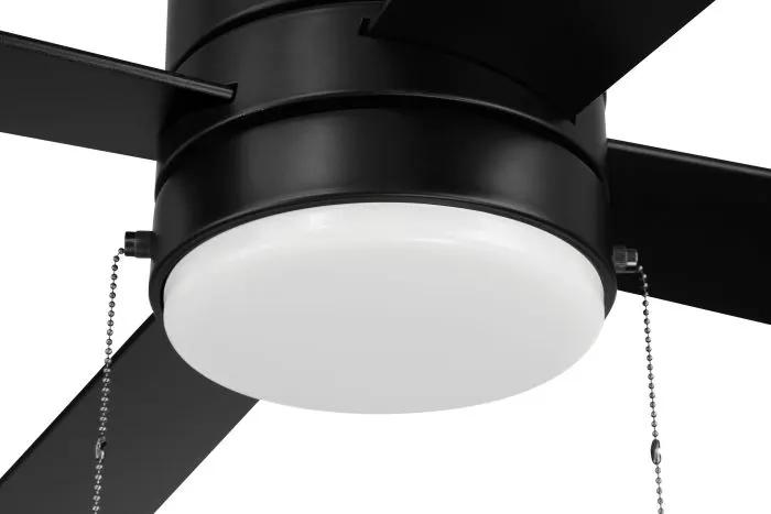 flat black ceiling fans