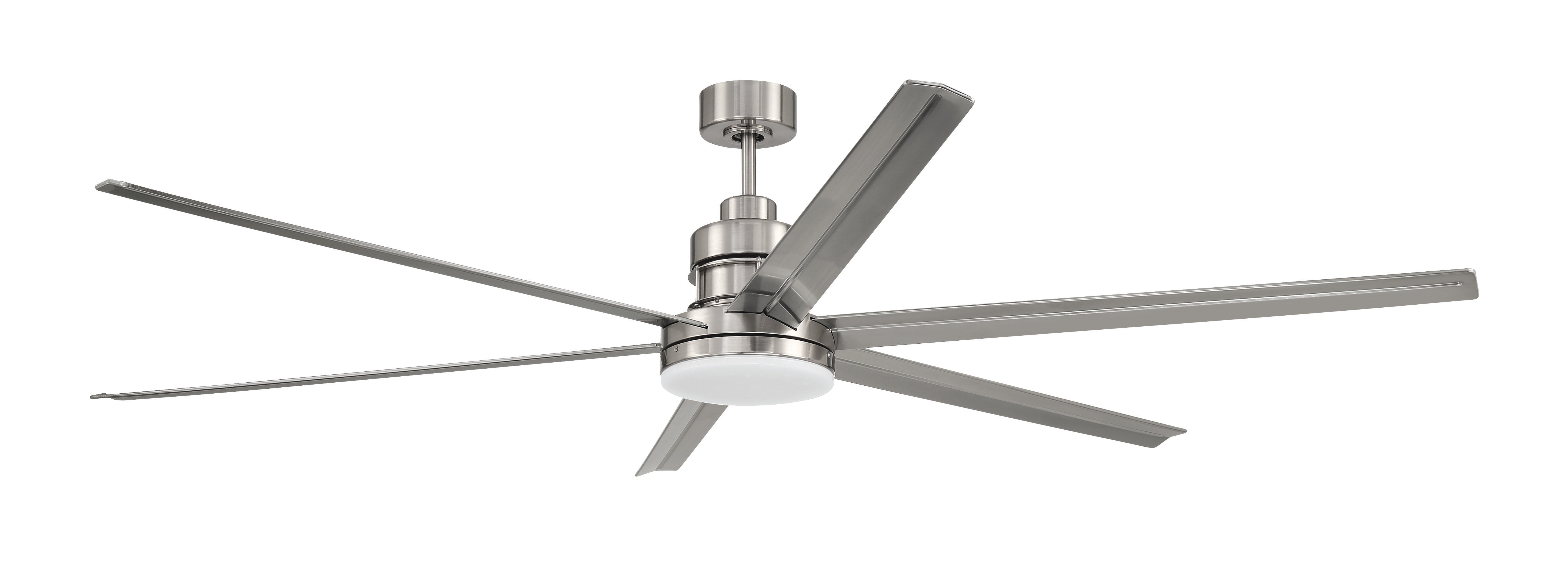 brushed polished nickel ceiling fans