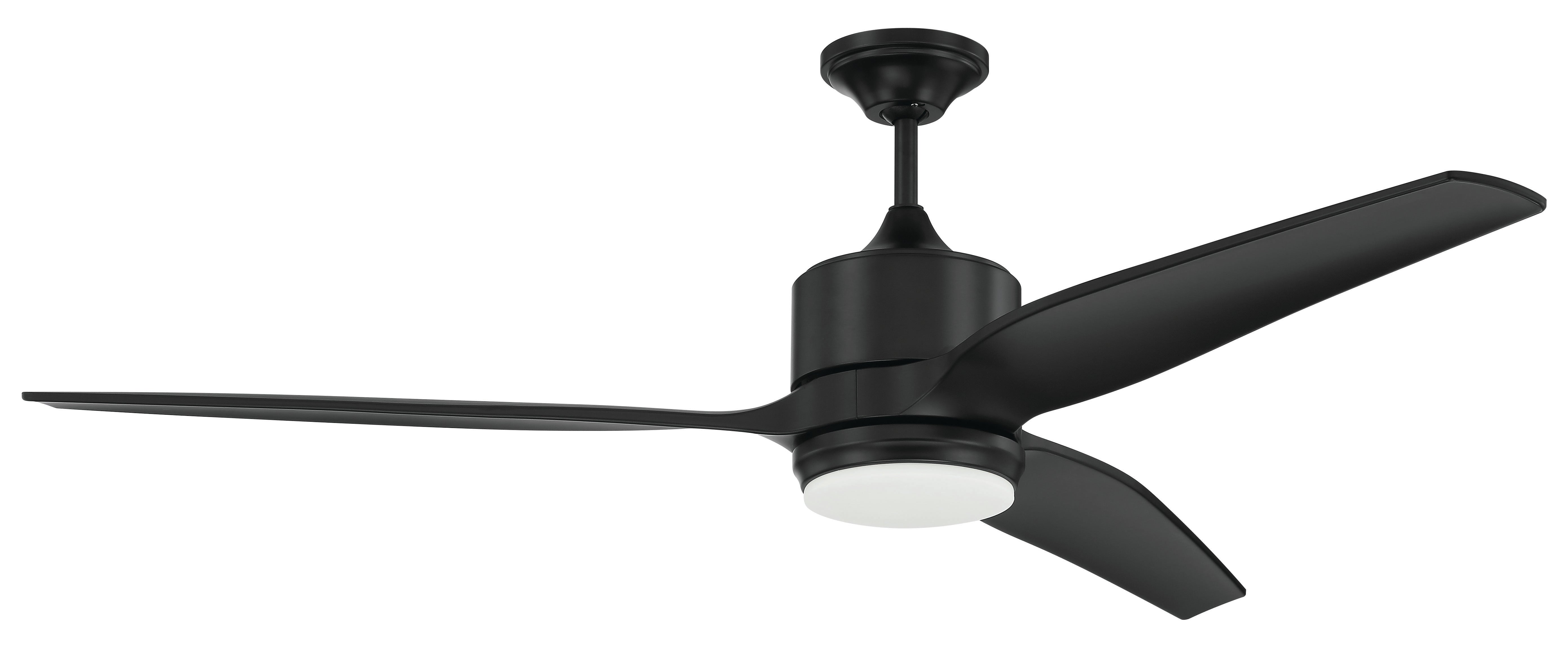 flat black ceiling fans