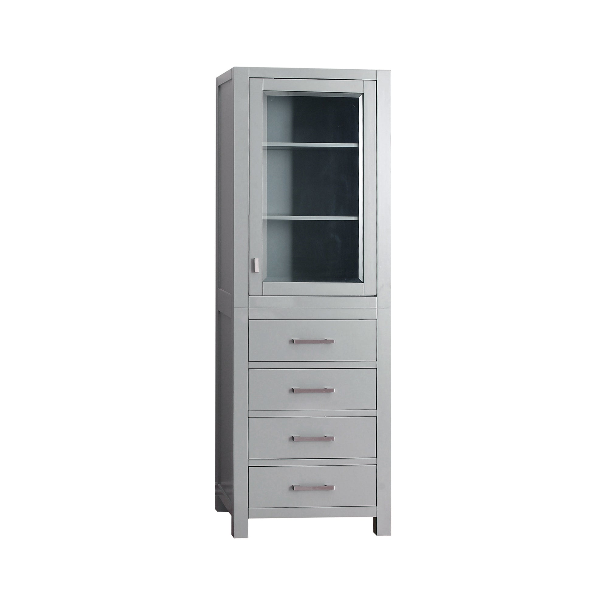 chilled gray vanity cabinet