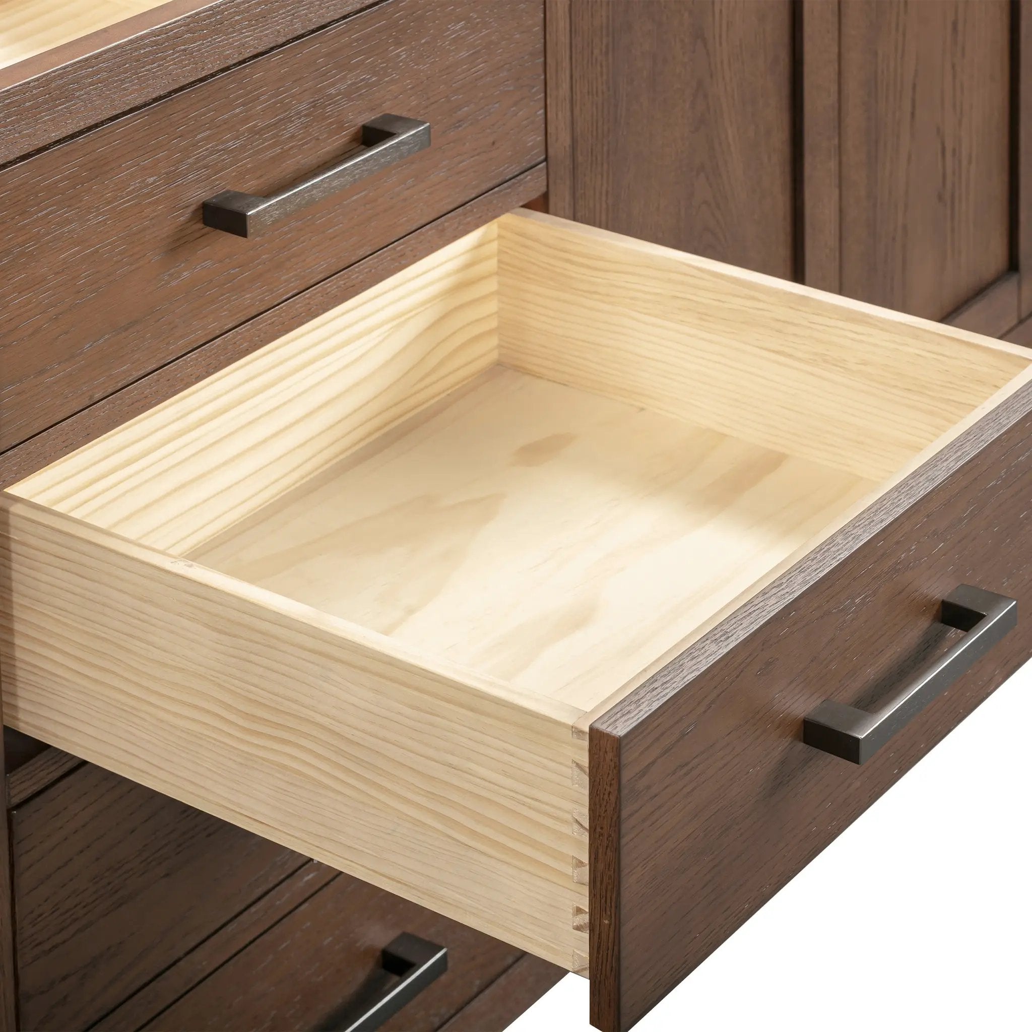 mocha oak vanity base