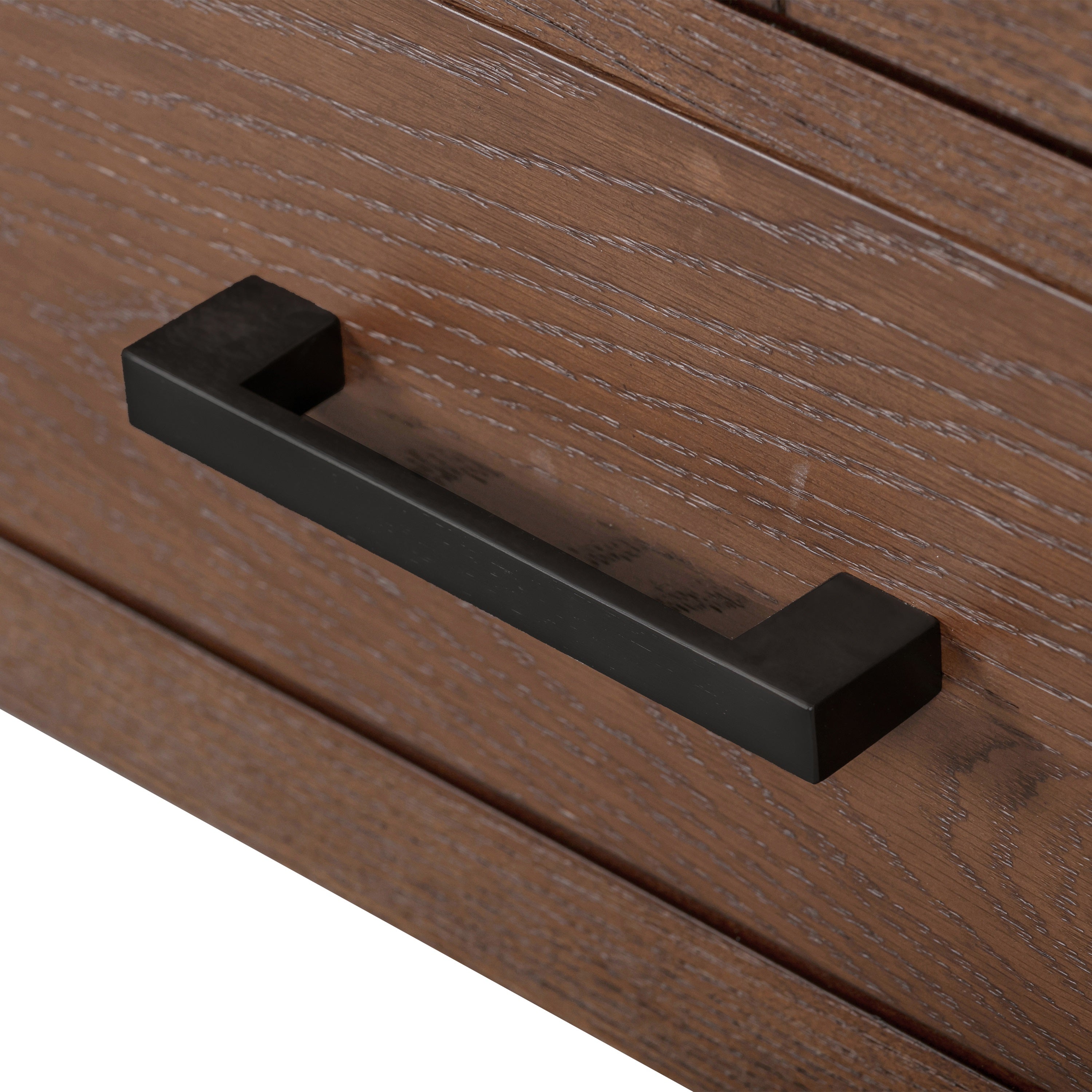 mocha oak vanity set