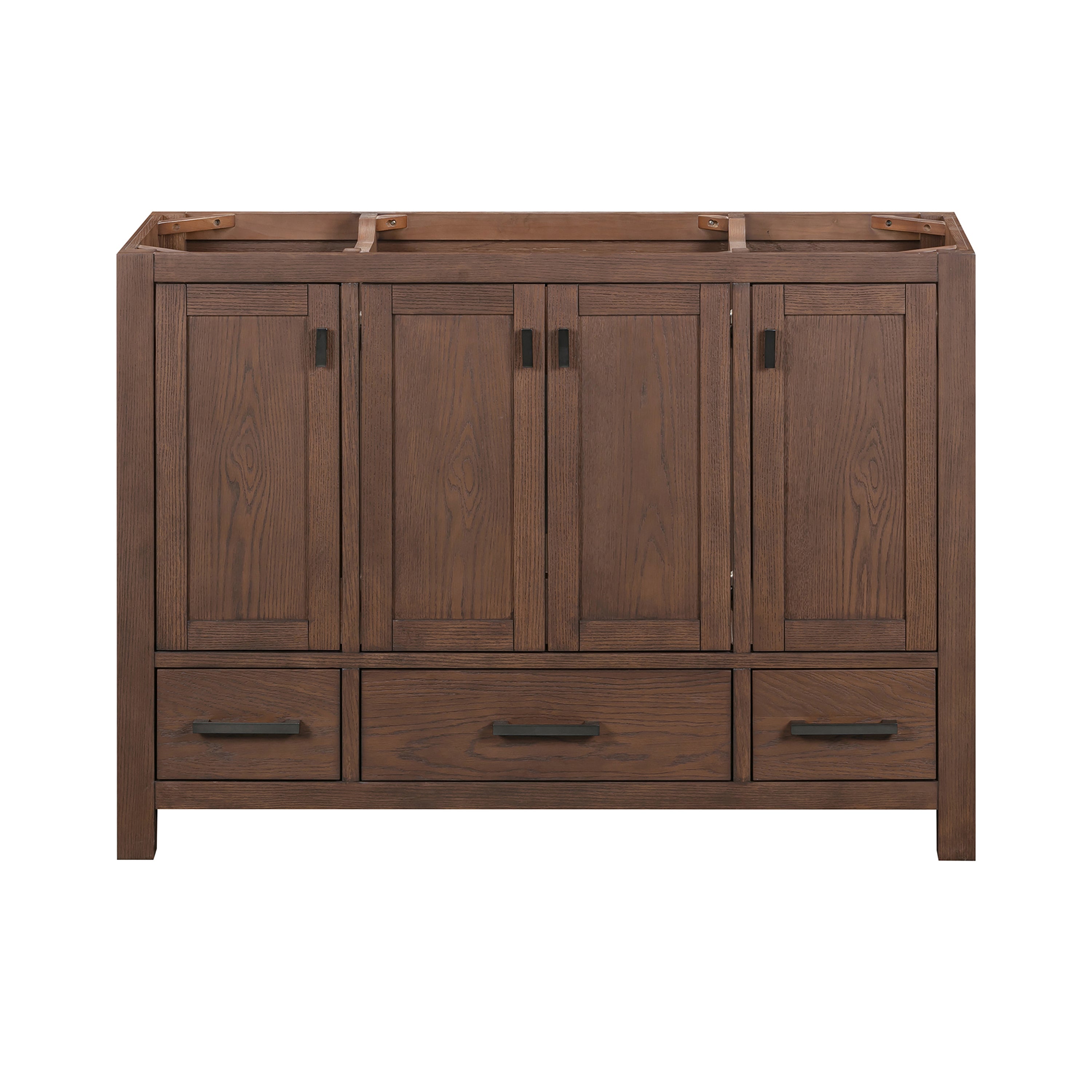 mocha oak vanity base