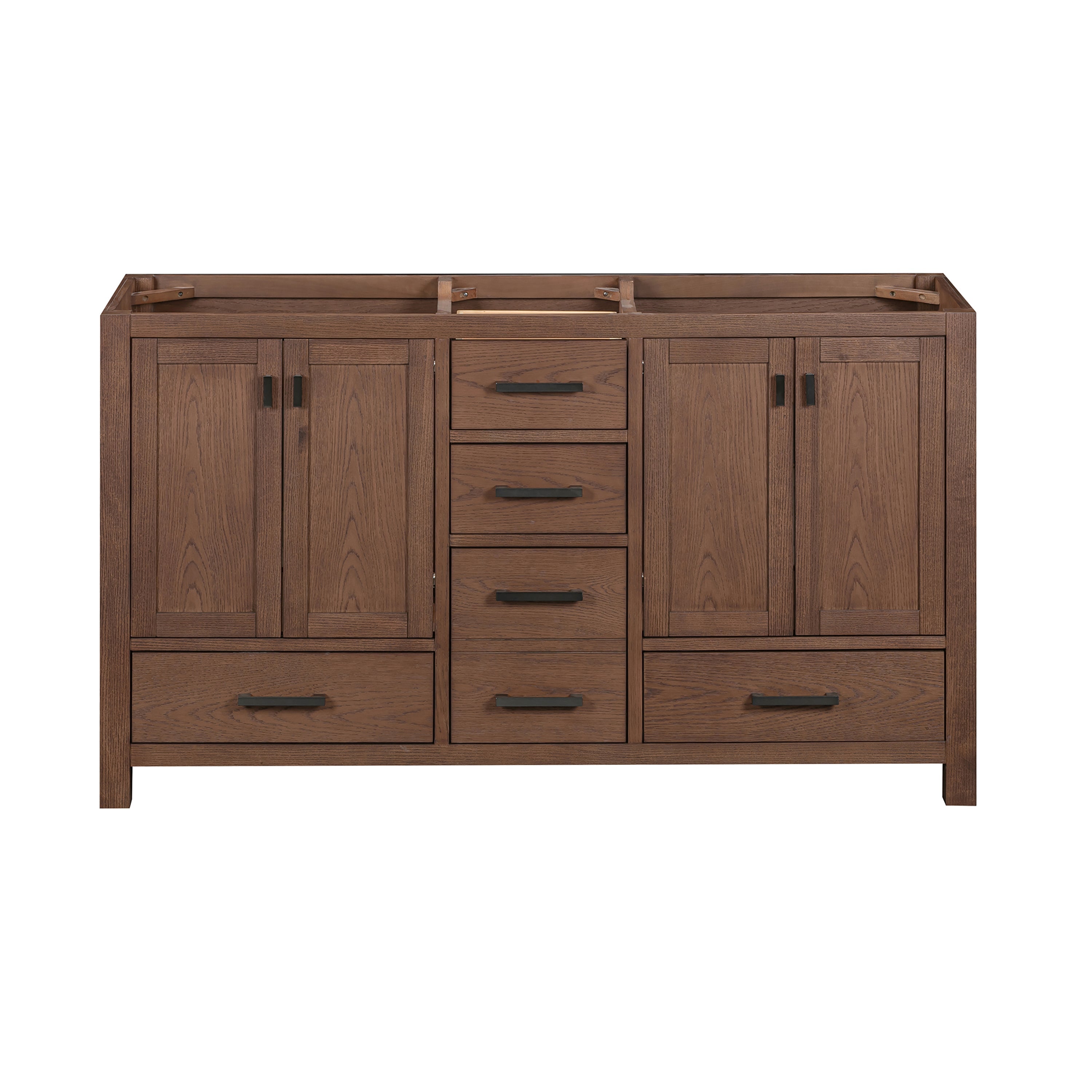 mocha oak vanity base