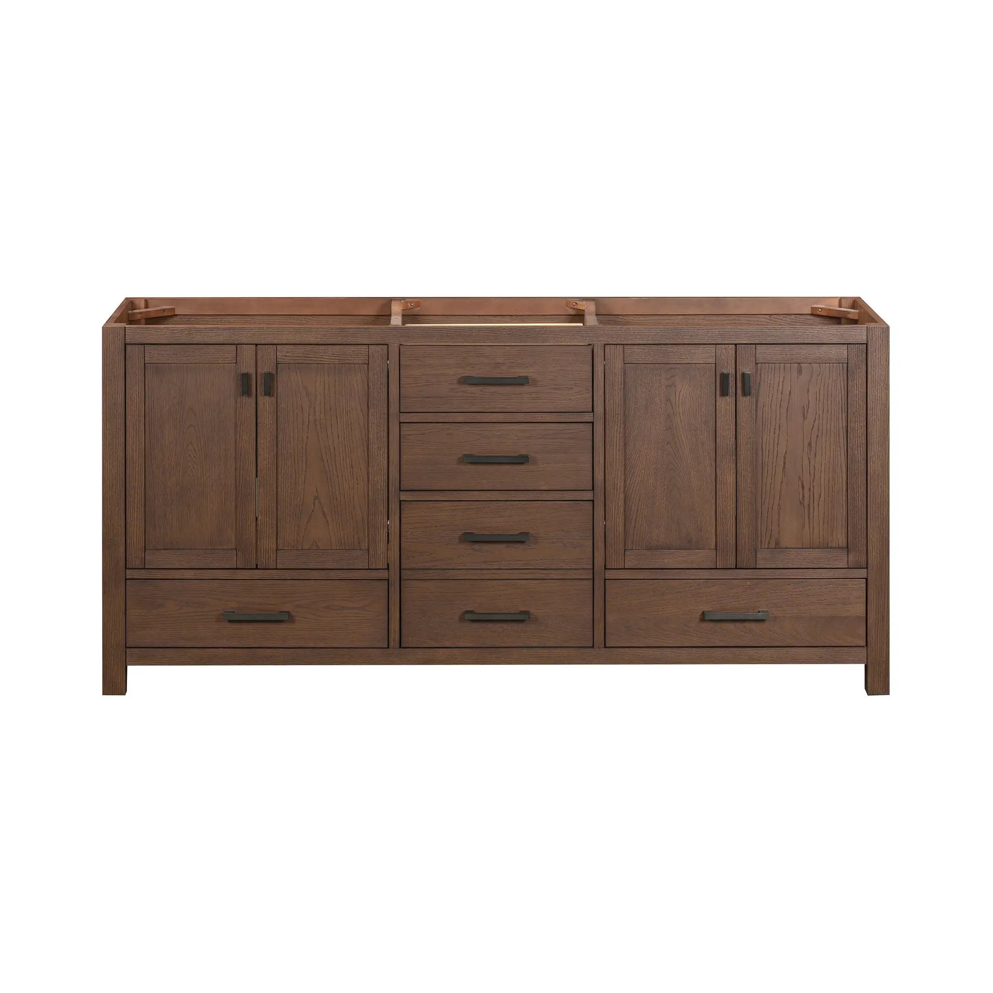 mocha oak vanity base