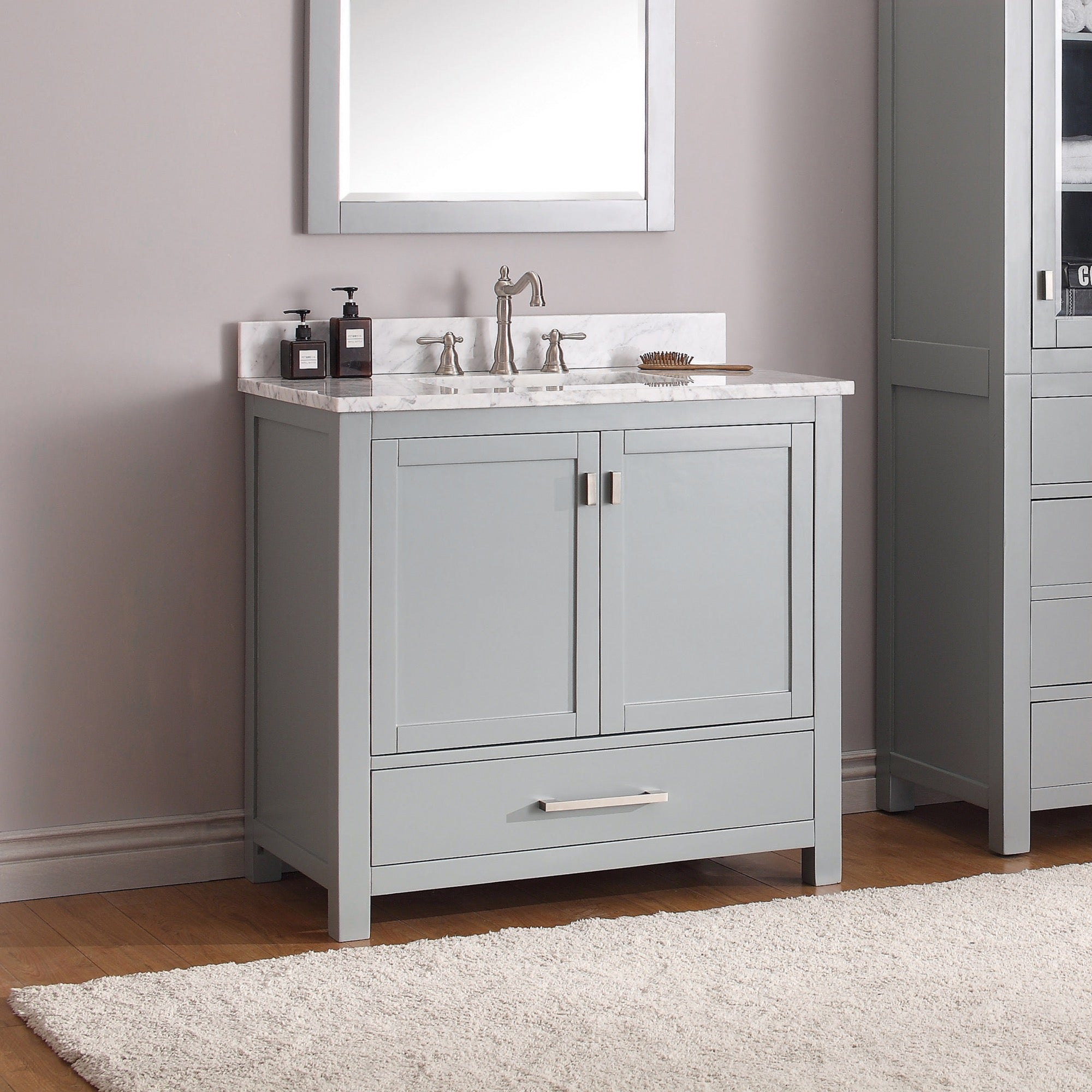 chilled gray vanity base