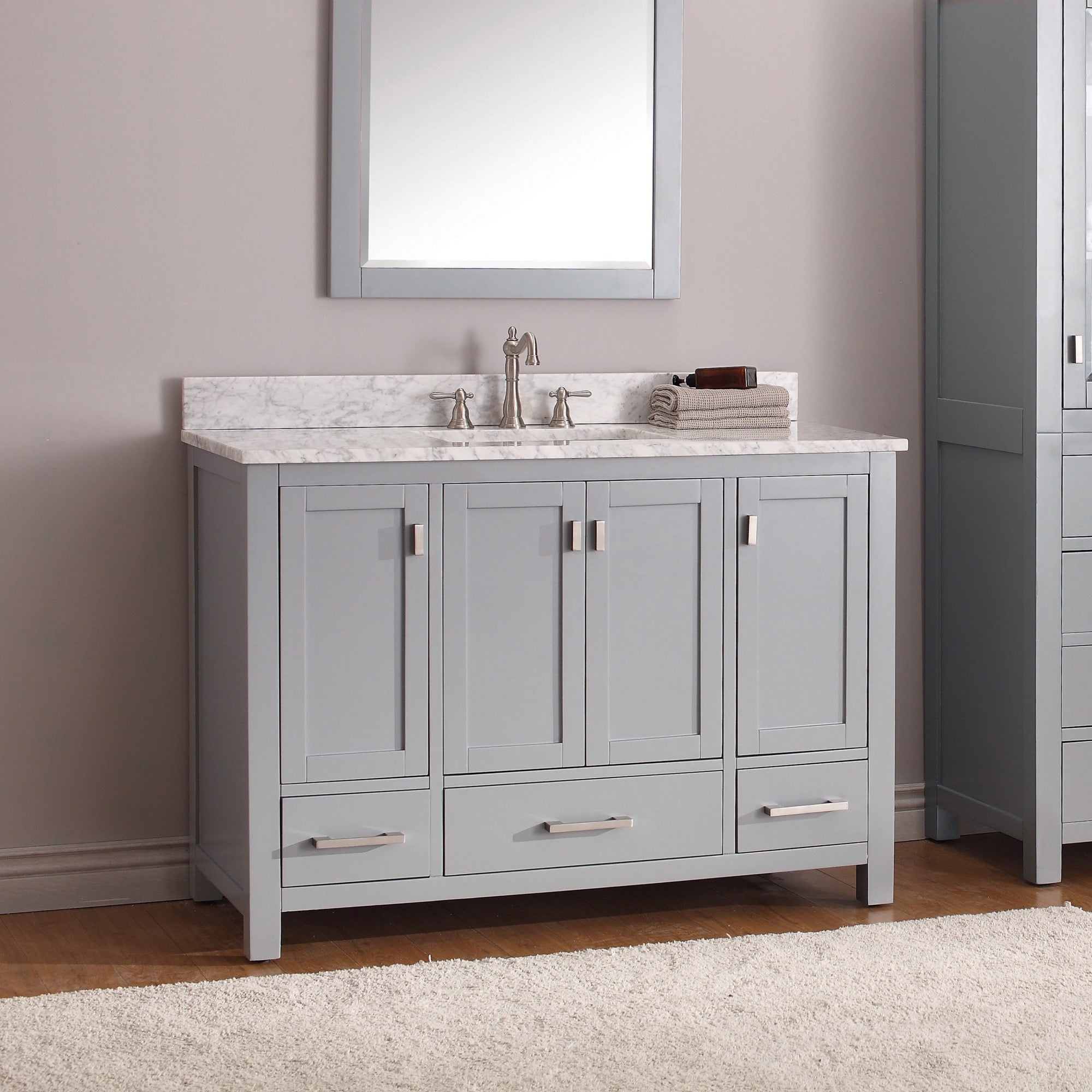 chilled gray vanity base