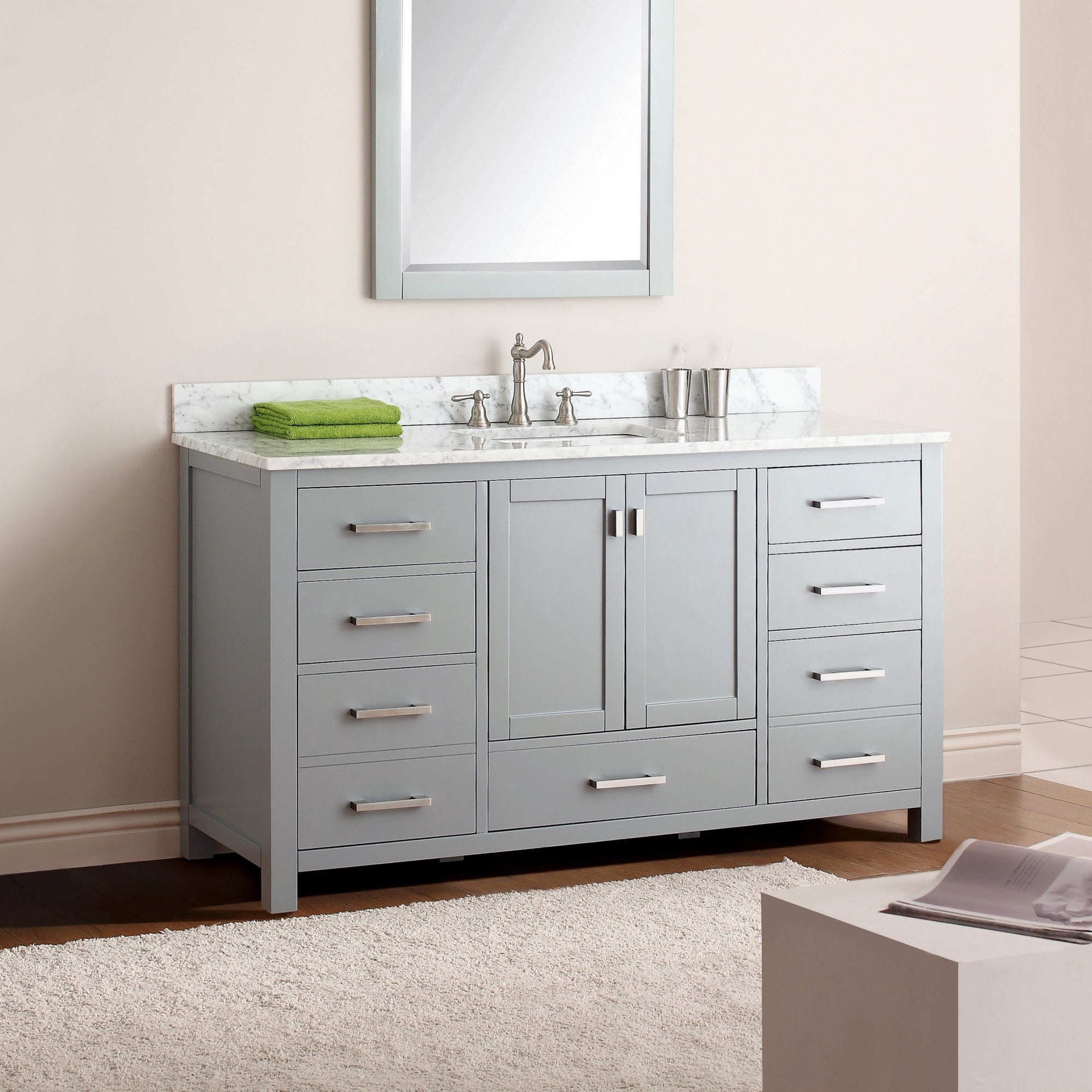 chilled gray vanity base