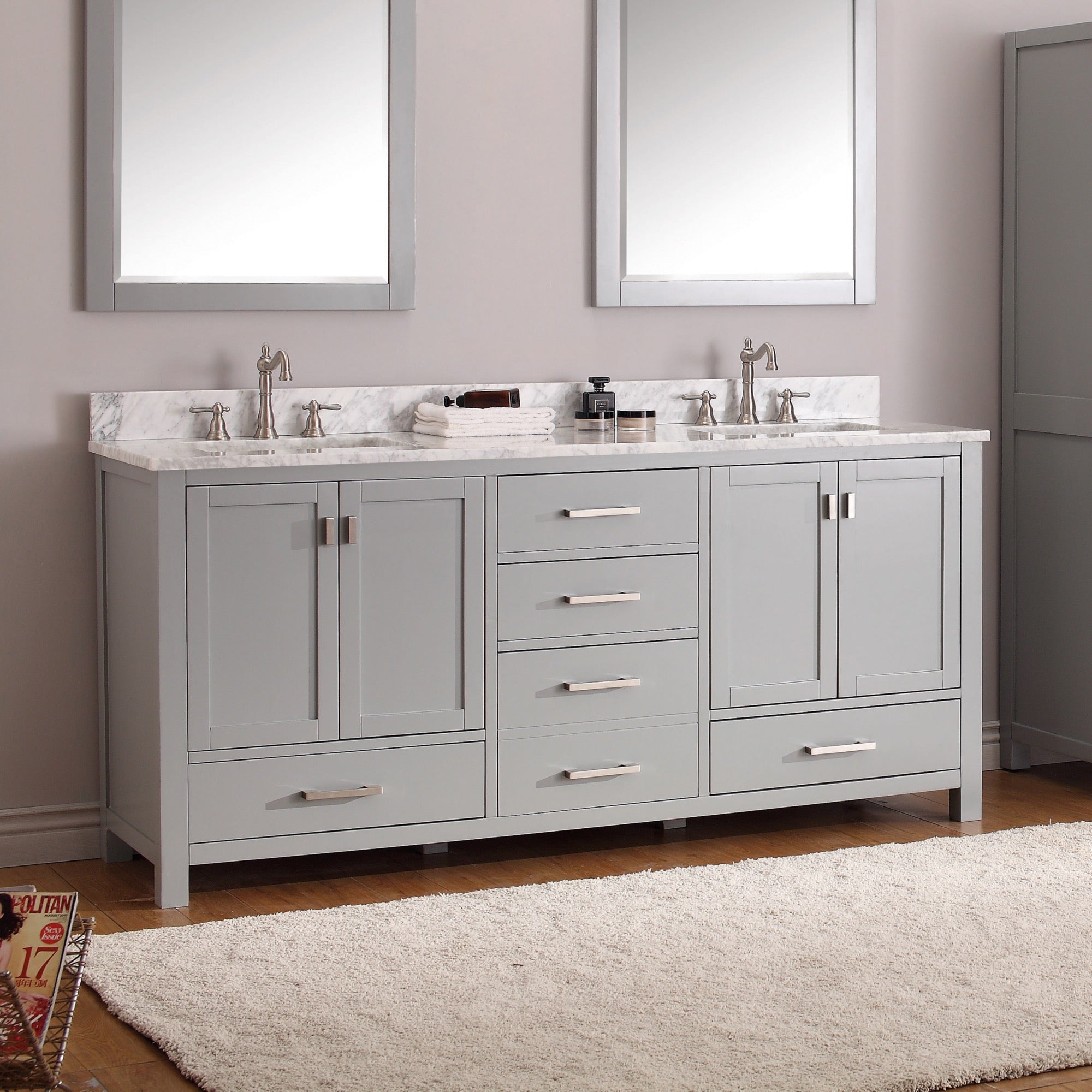 chilled gray vanity base