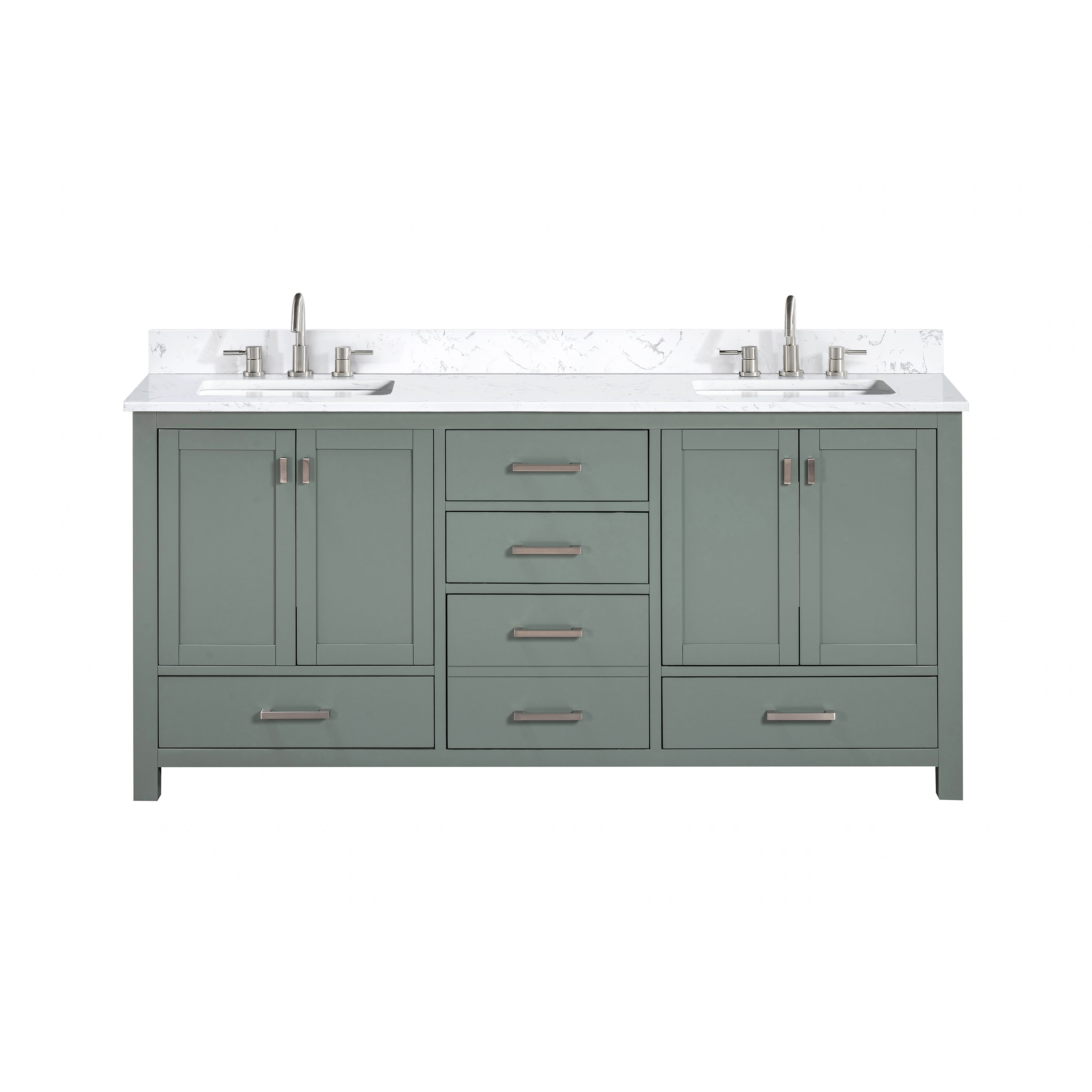 Avanity Modero 73 in. Double Sink Bathroom Vanity Set