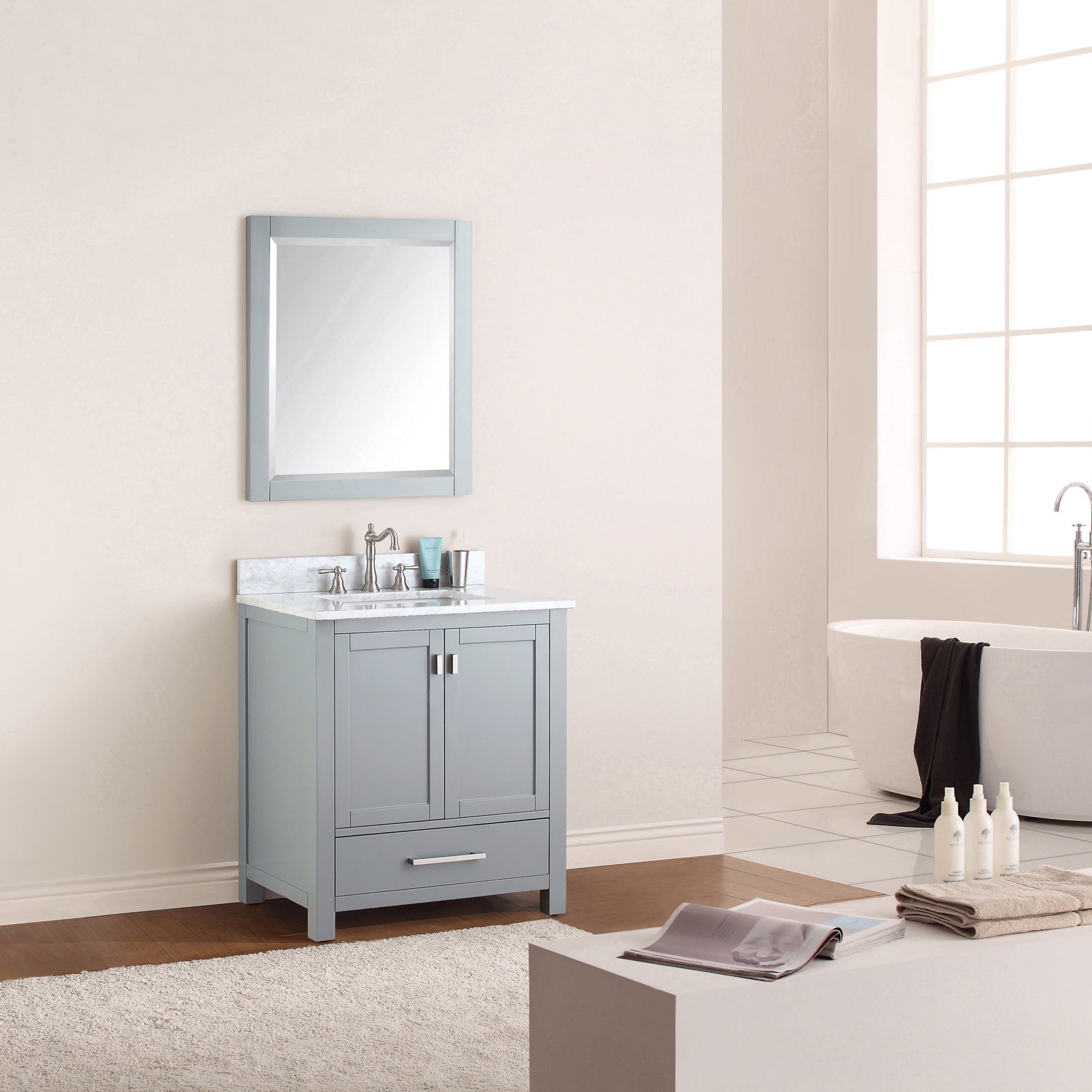 chilled gray vanity base