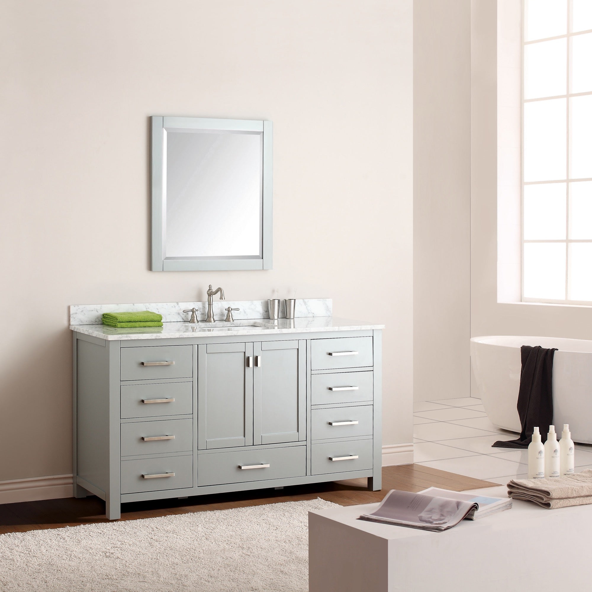 chilled gray vanity base