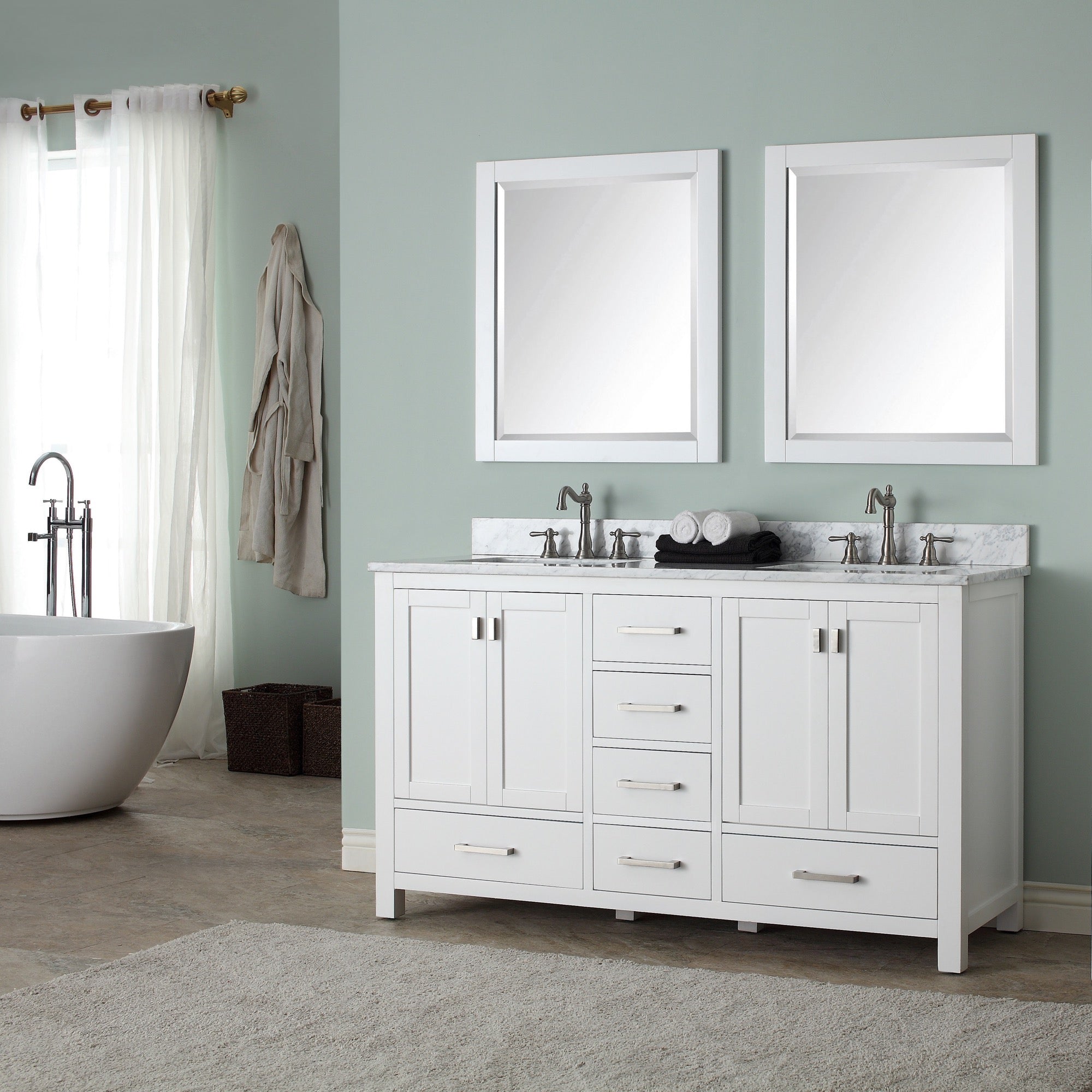 white vanity set