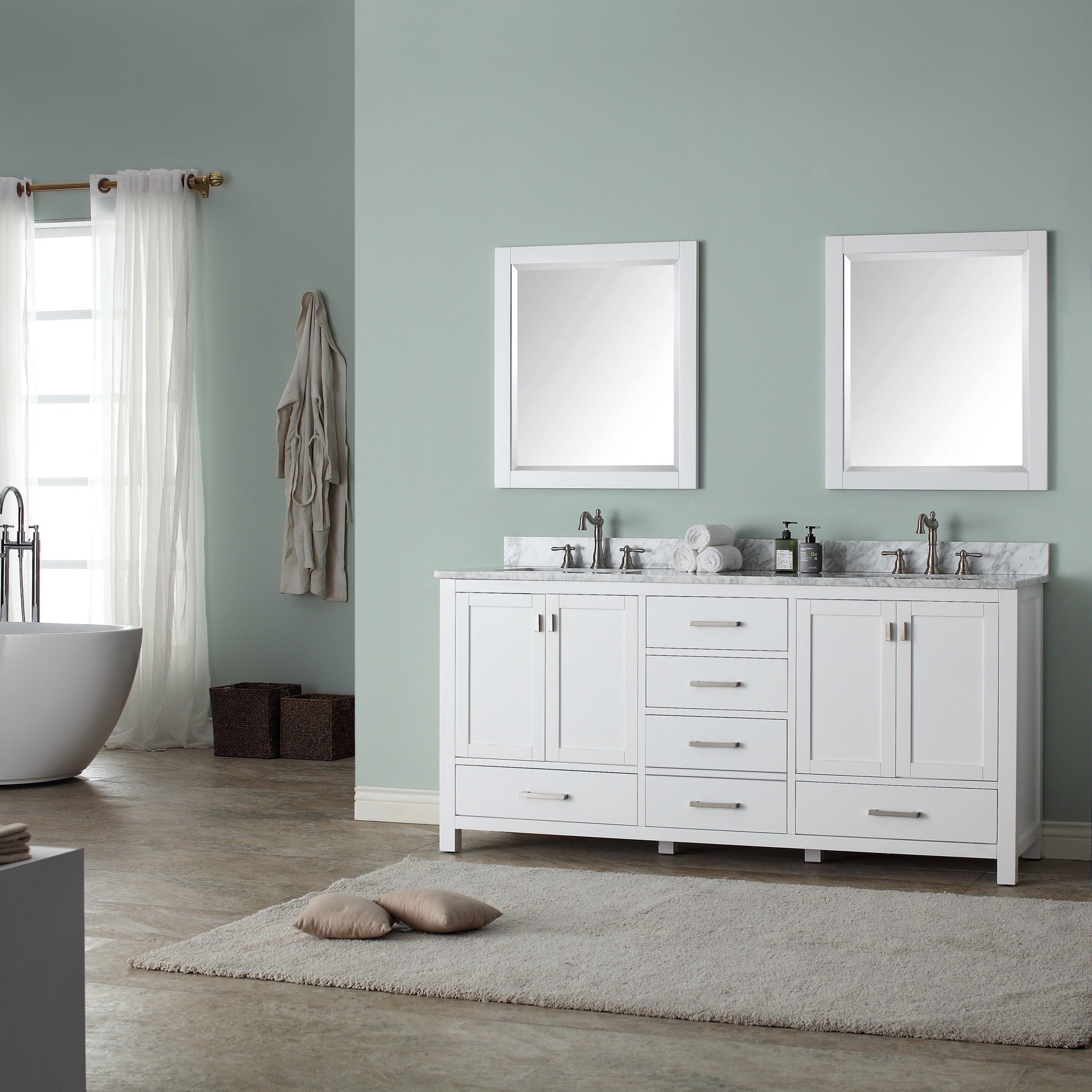 white vanity set