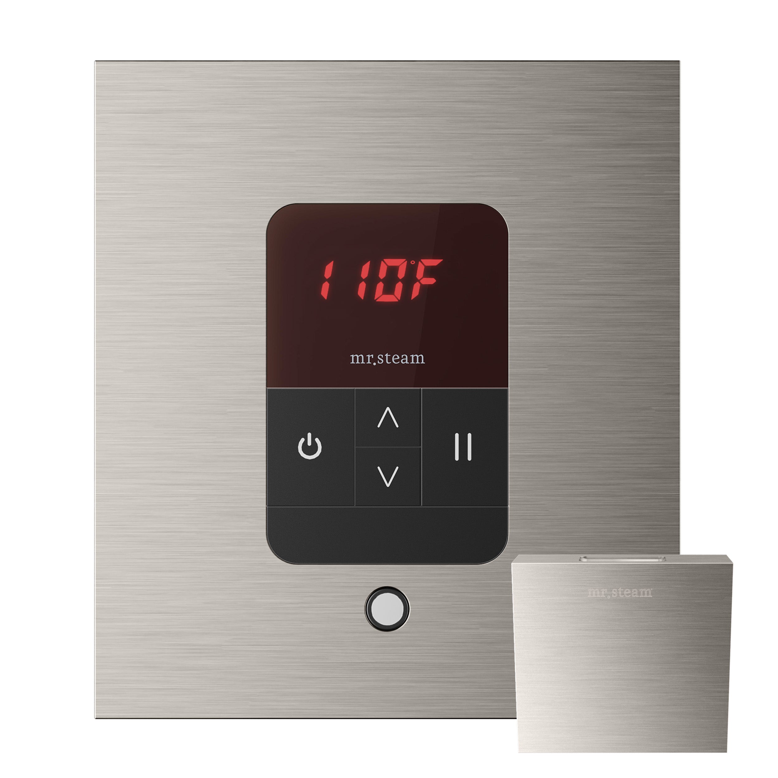 Mr Steam iTempo Steam Shower Control and Aroma Designer SteamHead in Square